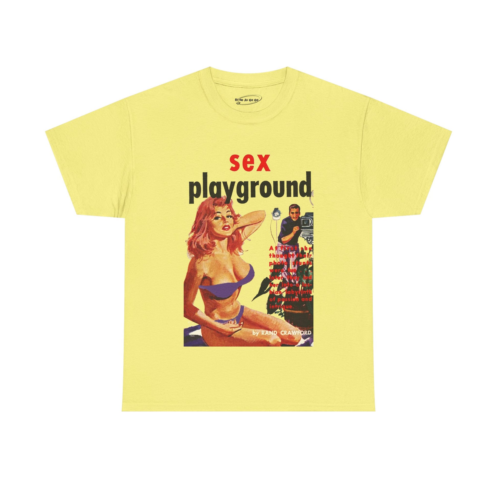 Sex Playground T-shirt - Retro Au Go Go