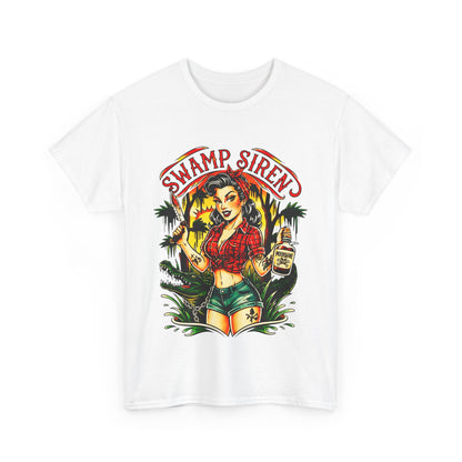 Swamp Siren Dangerous Pinup Rockabilly Kustom Kulture Lowbrow T-Shirt - Retro Au Go Go