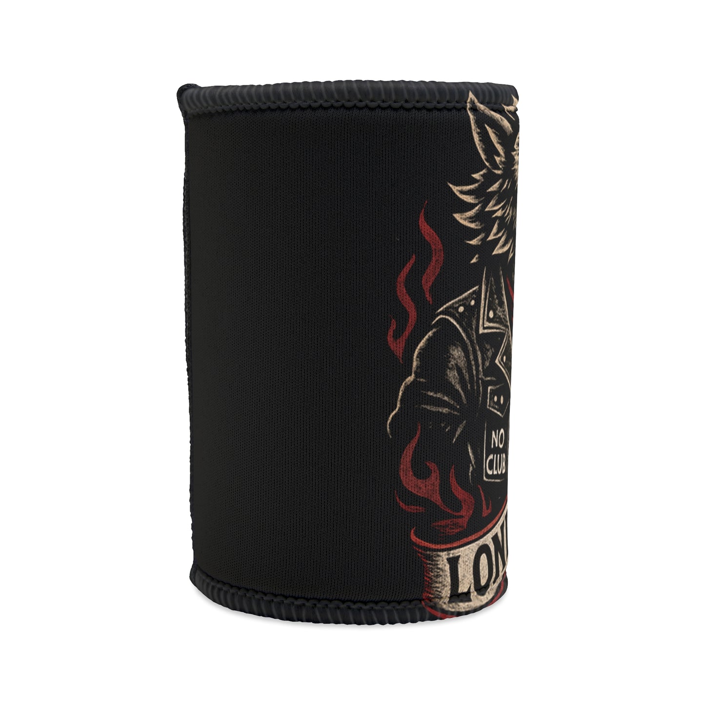 No Club Lone Wolf Stubby Cooler - Retro Au Go Go