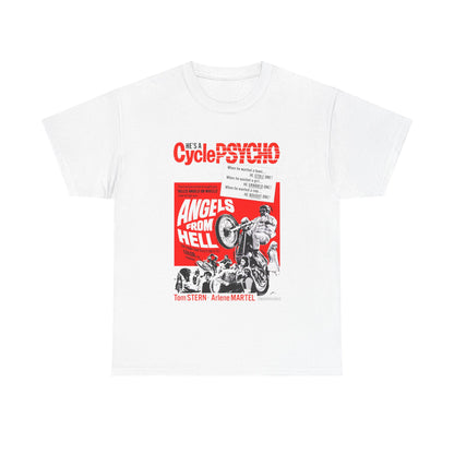 Cycle Psycho T-Shirt - Retro Au Go Go