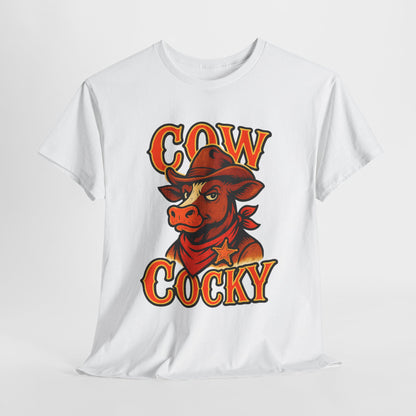 Cow Cocky T-Shirt - Retro Au Go Go