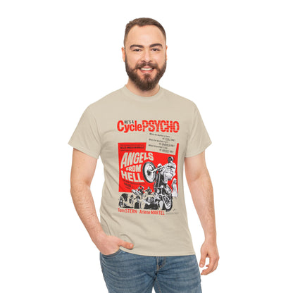 Cycle Psycho T-Shirt - Retro Au Go Go