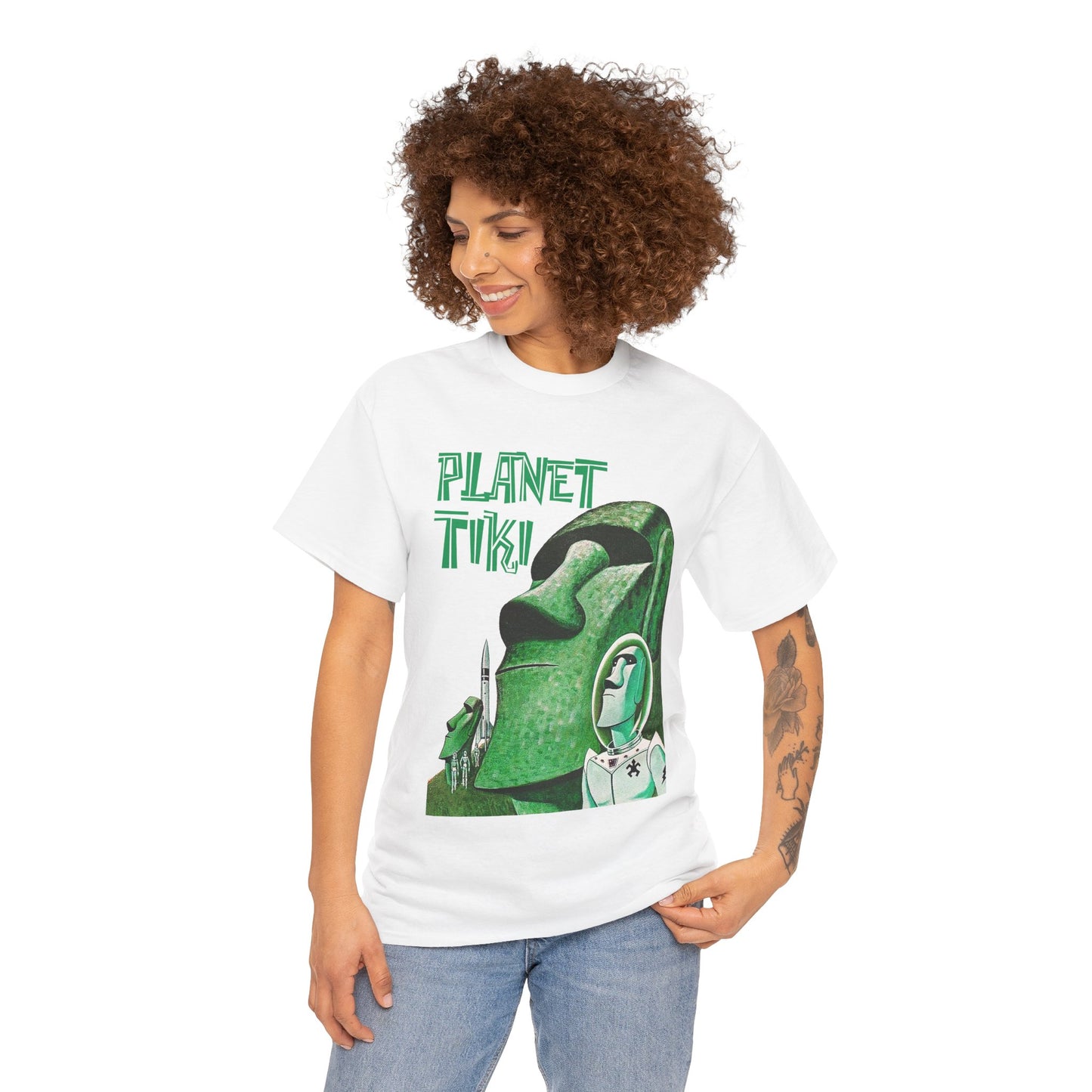 Planet Tiki T-shirt - Retro Au Go Go