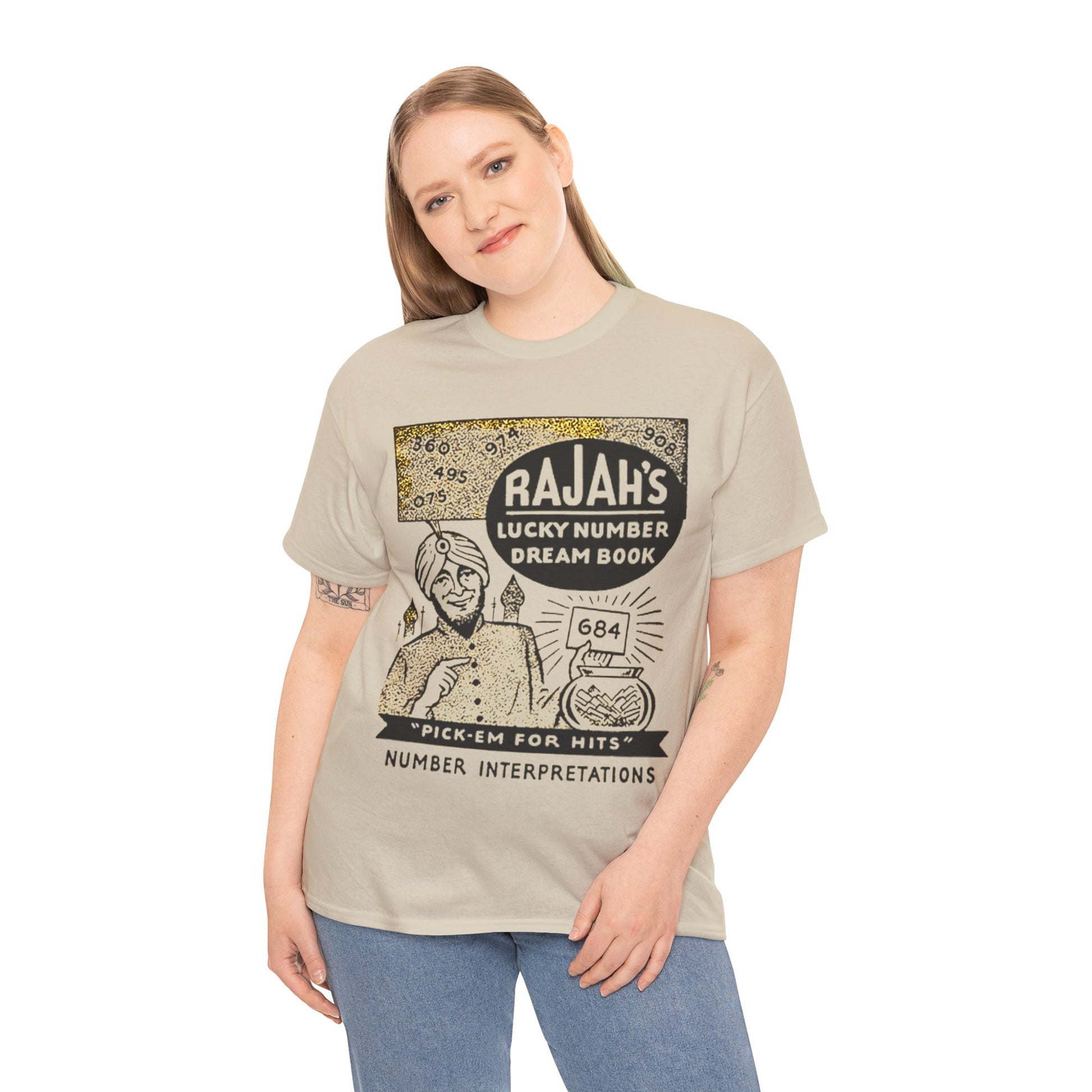 Rajah’s Lucky Number Dream Book T-Shirt - Retro Au Go Go