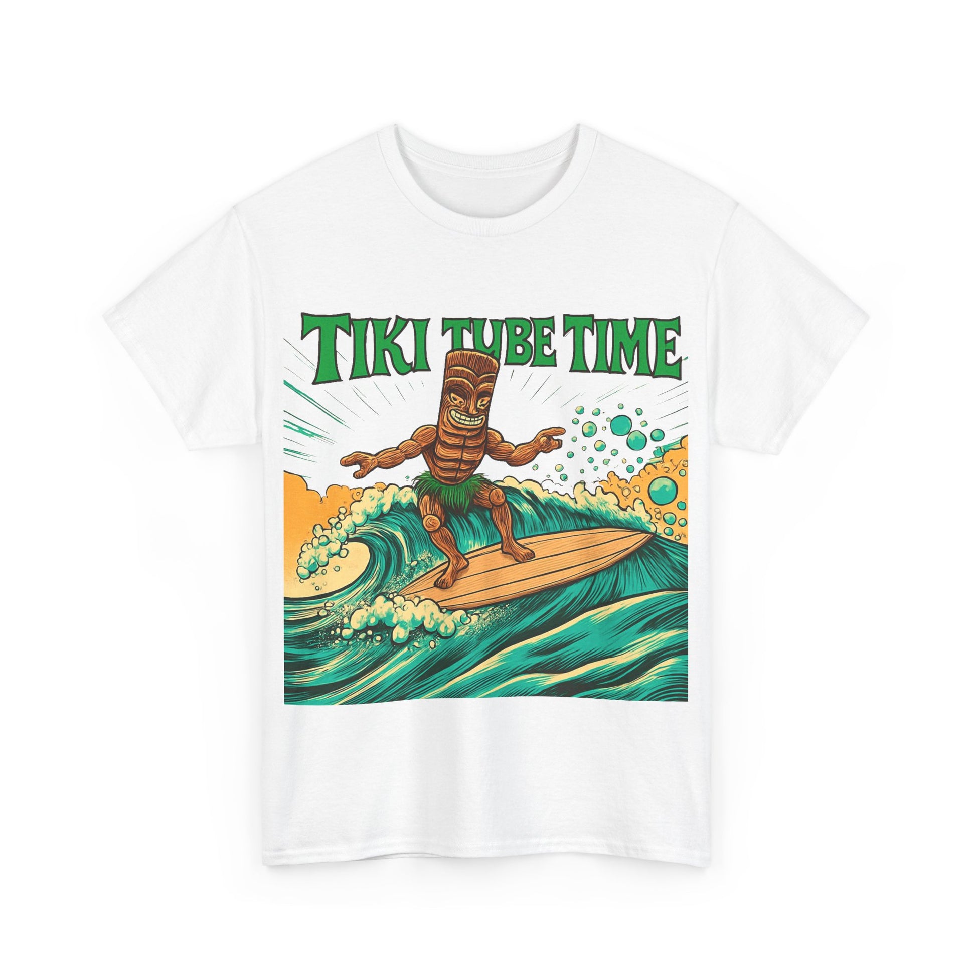 Tiki Tube Time T-shirt - Retro Au Go Go