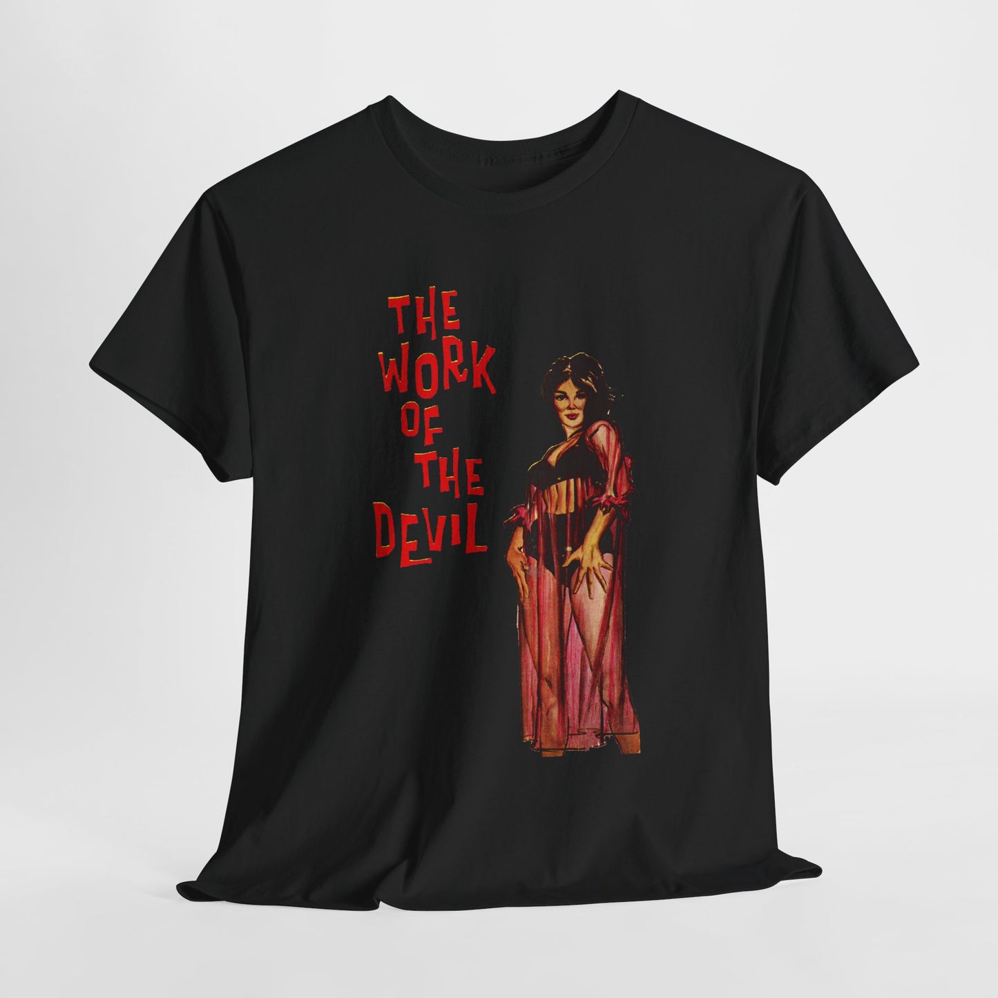 The Work Of The Devil T-shirt - Retro Au Go Go