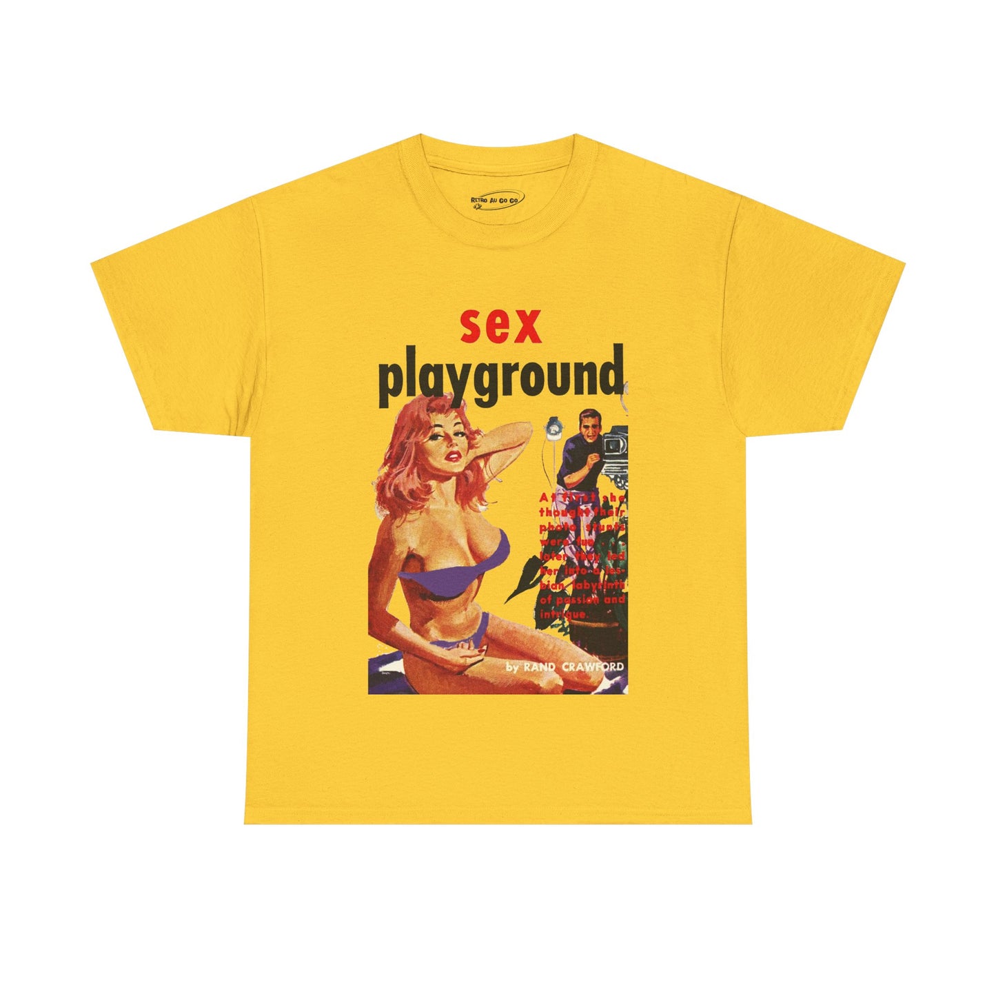Sex Playground T-shirt - Retro Au Go Go