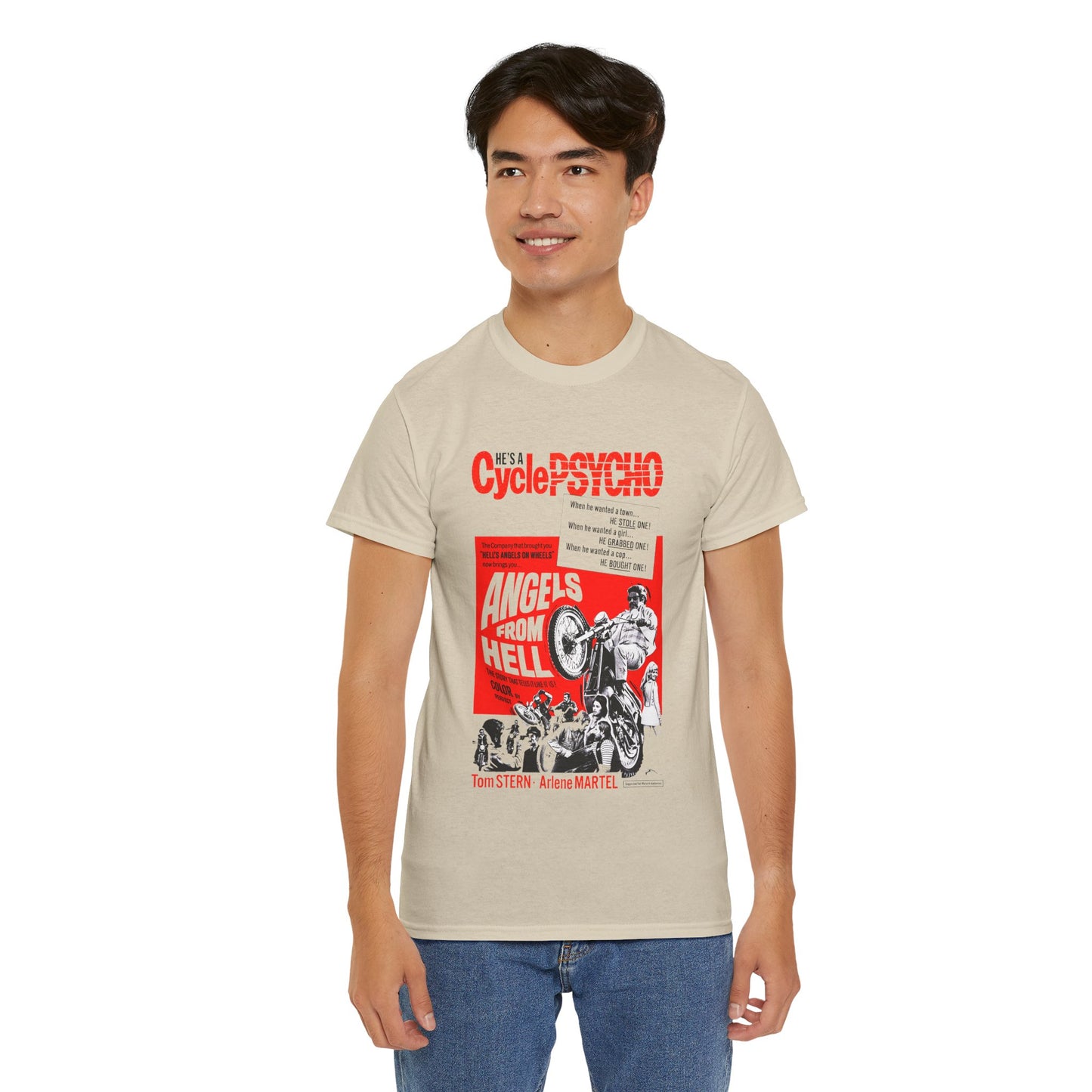 Cycle Psycho T-Shirt - Retro Au Go Go