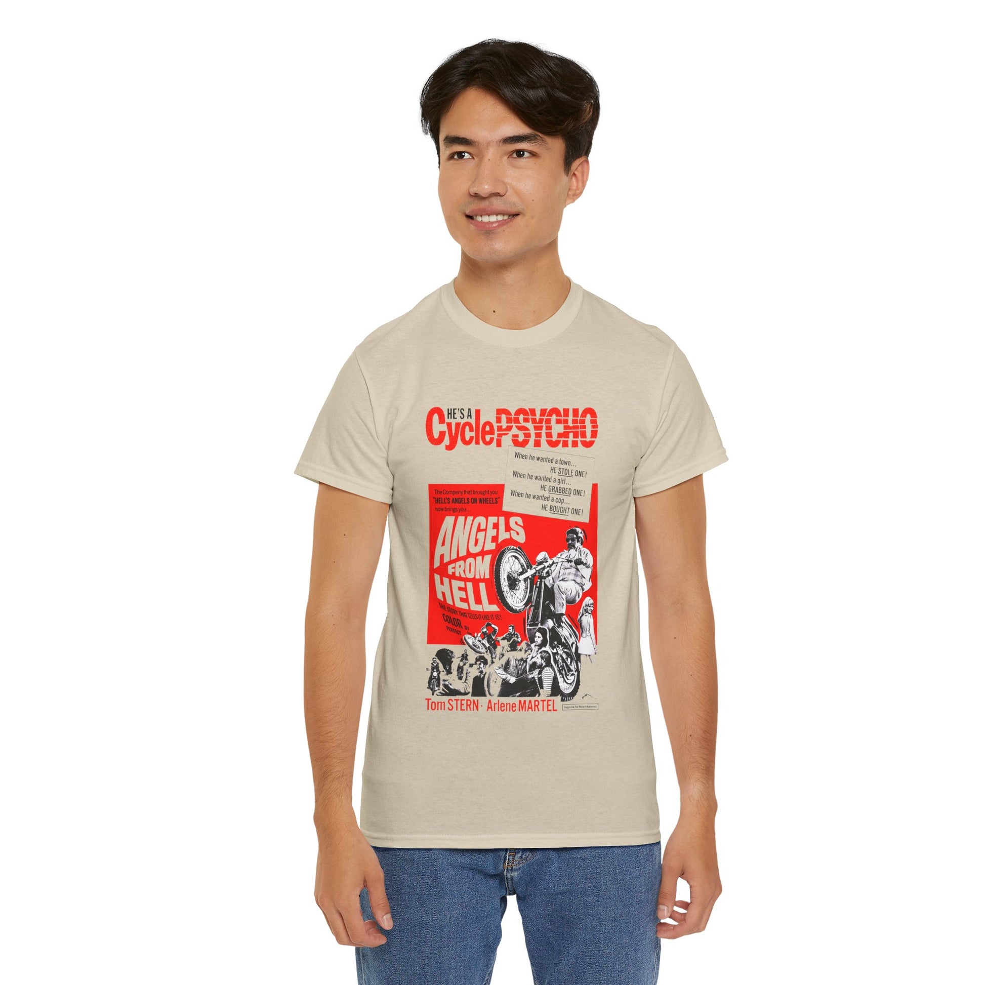 Cycle Psycho T-Shirt - Retro Au Go Go