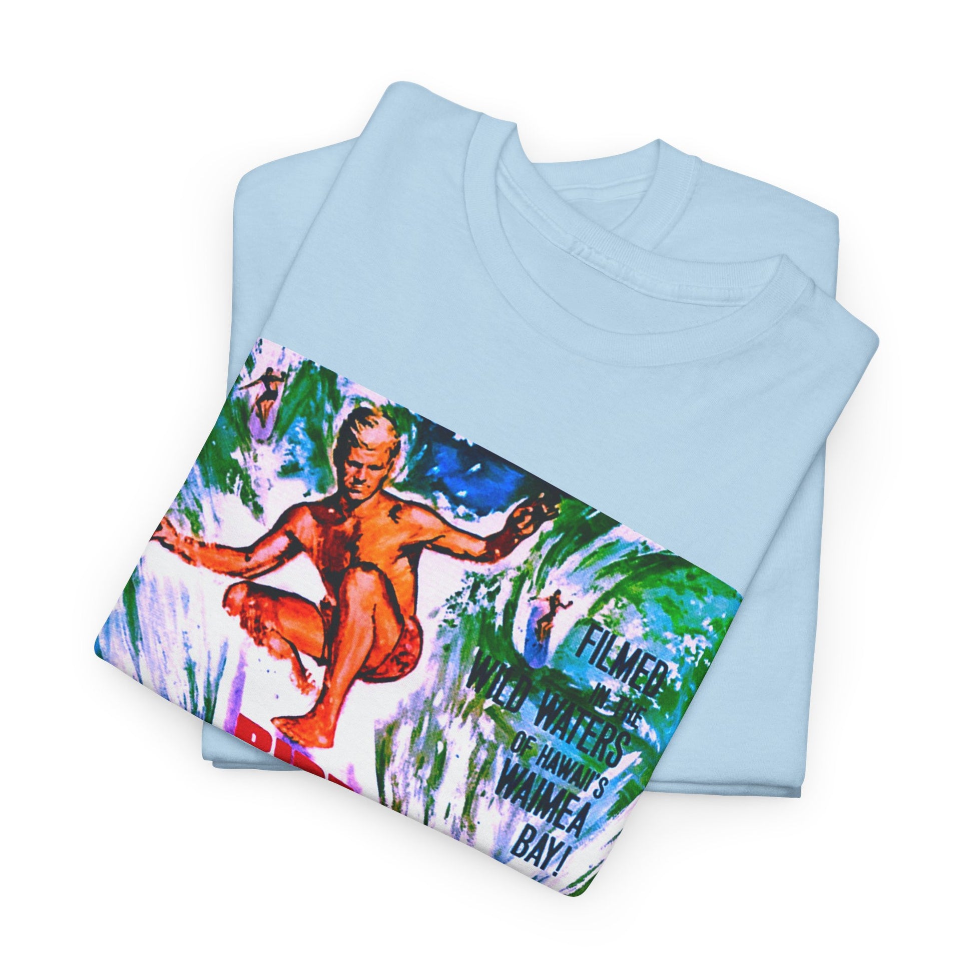 Ride The Wild Surf T-shirt - Retro Au Go Go