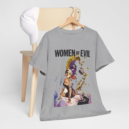 Women Of Evil T-shirt - Retro Au Go Go