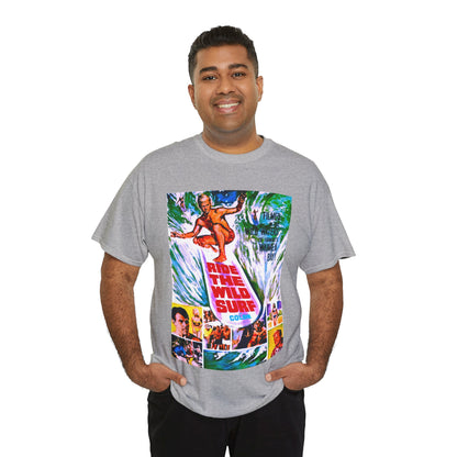 Ride The Wild Surf T-shirt - Retro Au Go Go