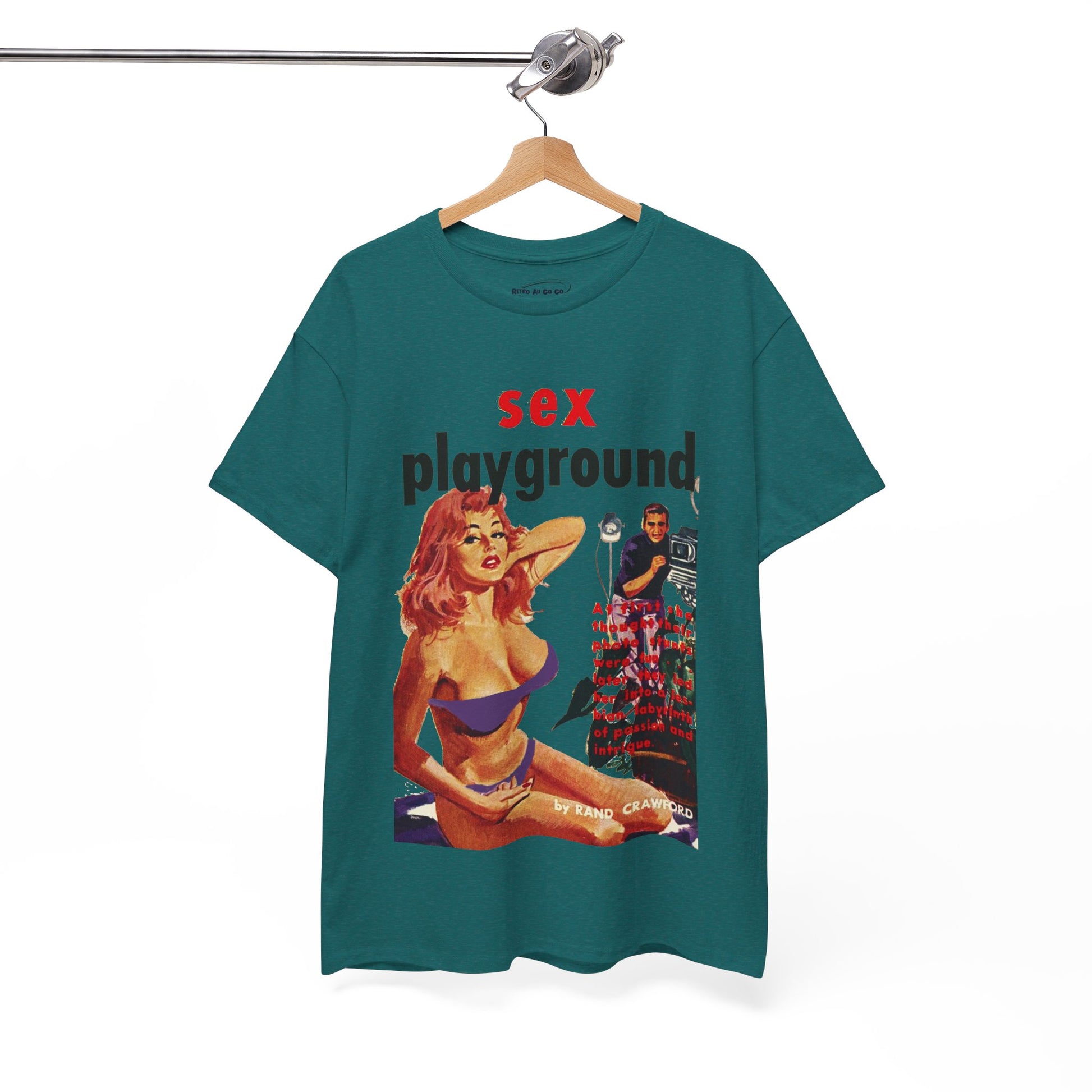 Sex Playground T-shirt - Retro Au Go Go