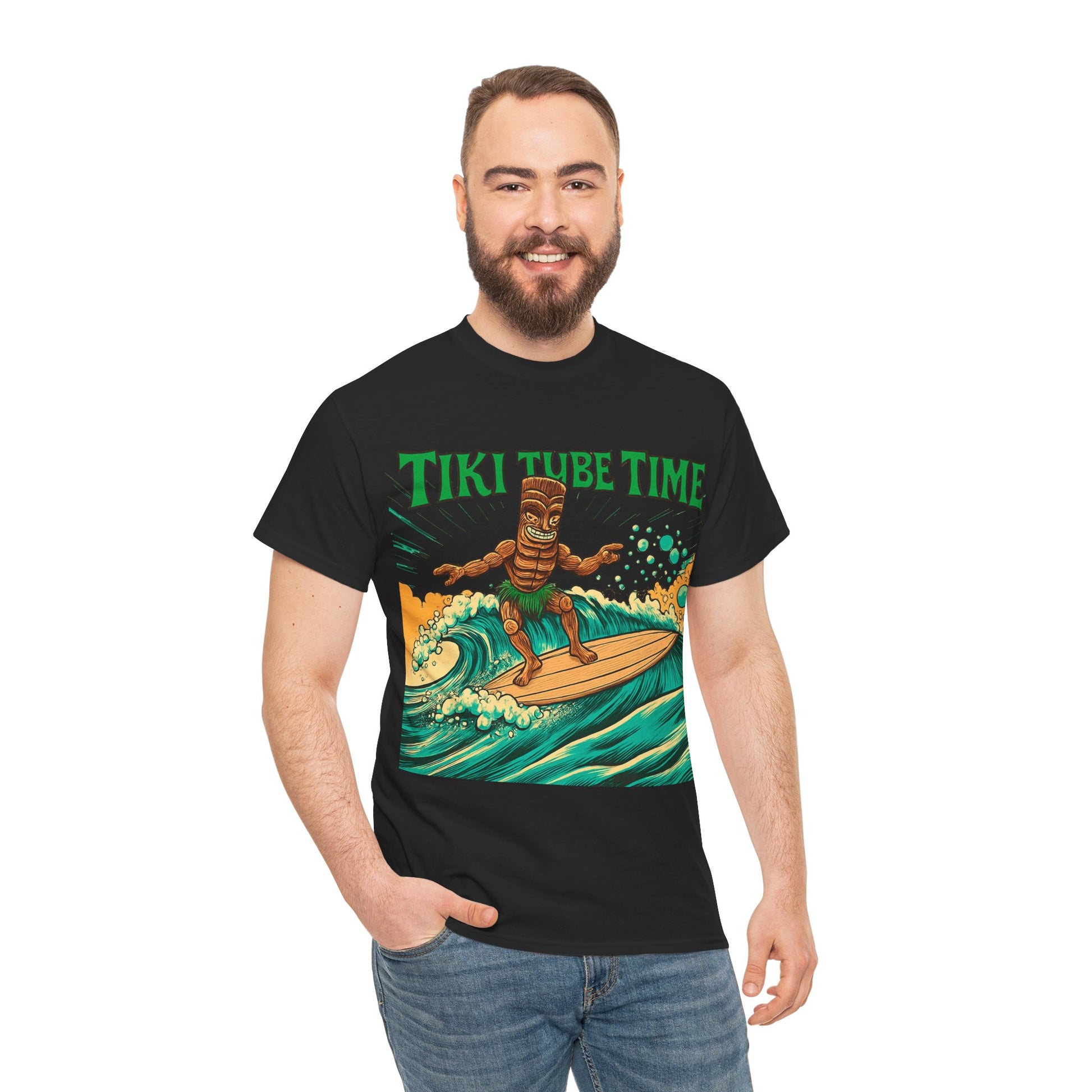 Tiki Tube Time T-shirt - Retro Au Go Go