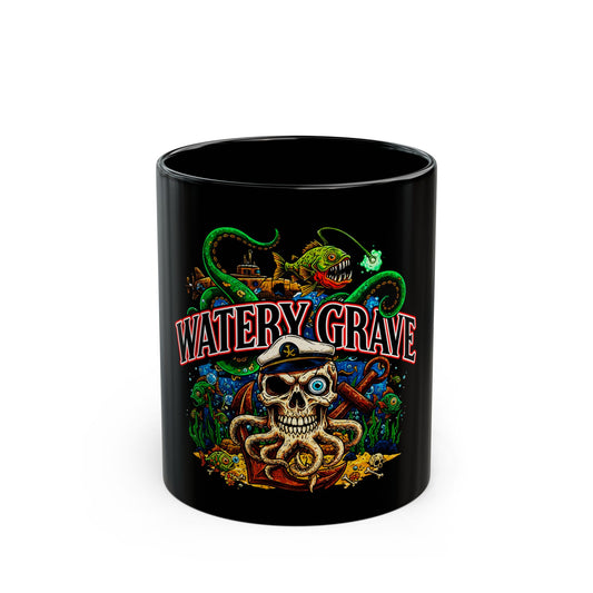 Watery Grave Coffee Tea Mug - Retro Au Go Go