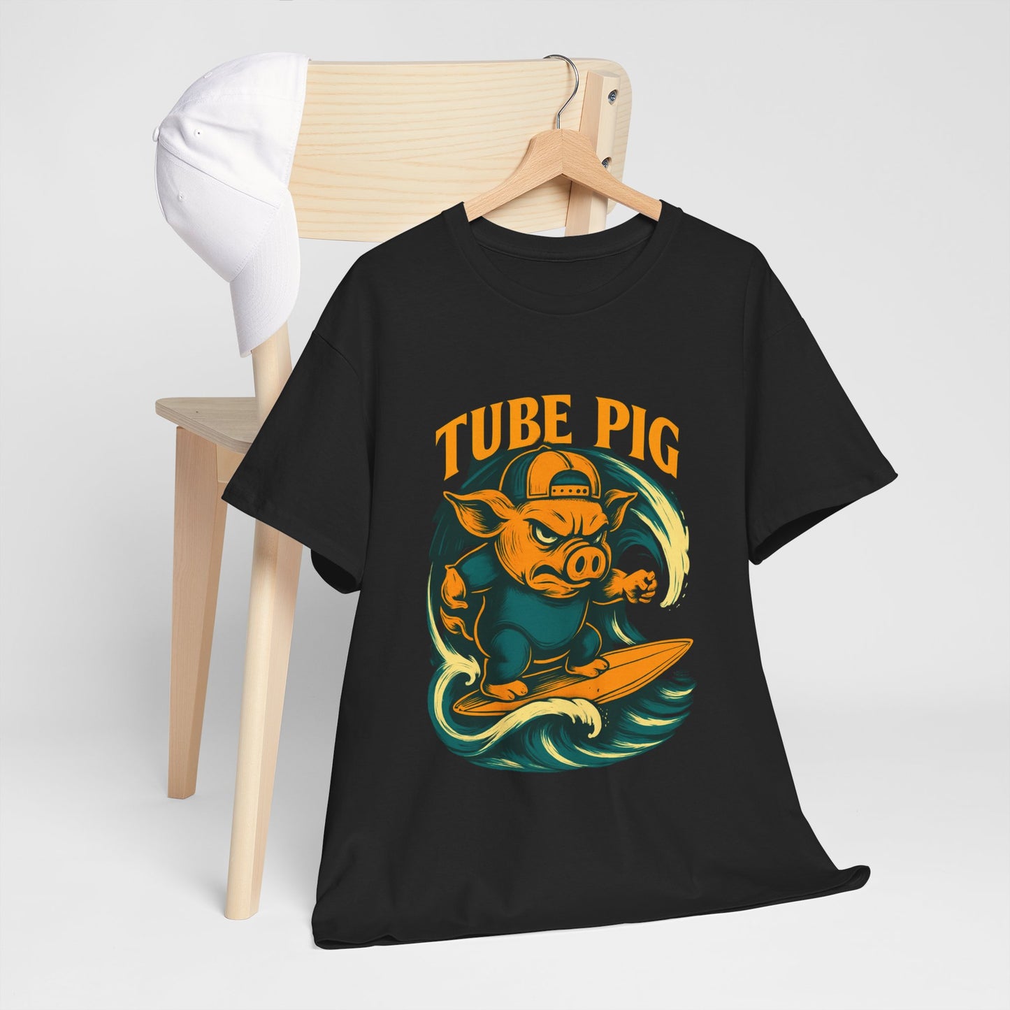 Tube Pig T-shirt - Retro Au Go Go