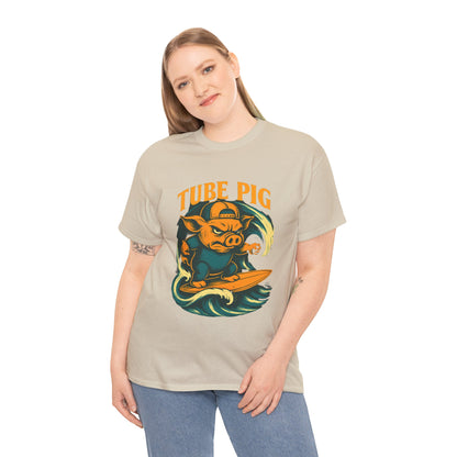 Tube Pig T-shirt - Retro Au Go Go