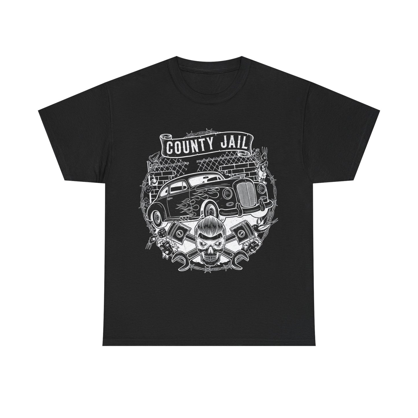 County Jail T-Shirt - Retro Au Go Go