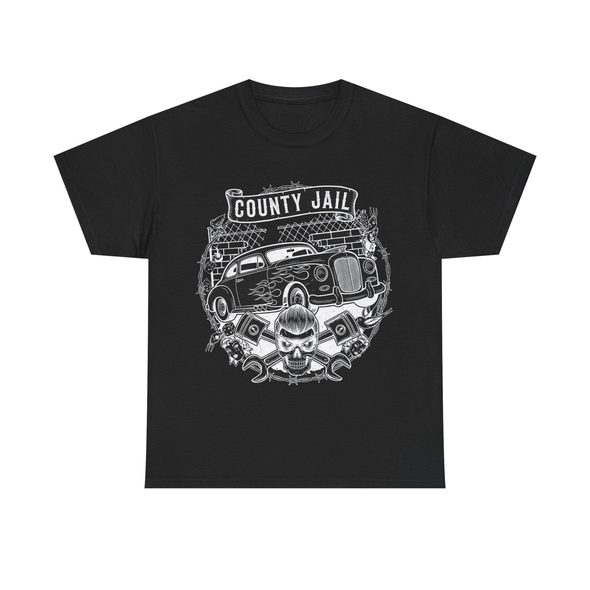 County Jail T-Shirt - Retro Au Go Go
