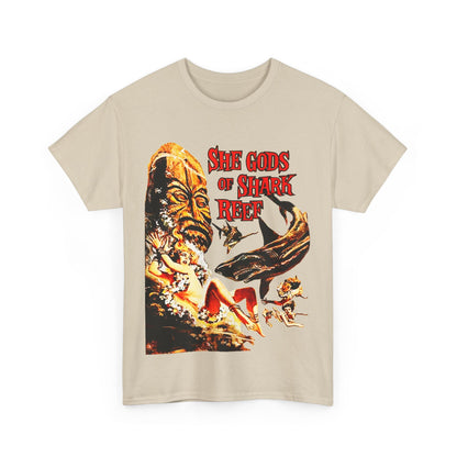She Gods Of Shark Reef T-Shirt - Retro Au Go Go