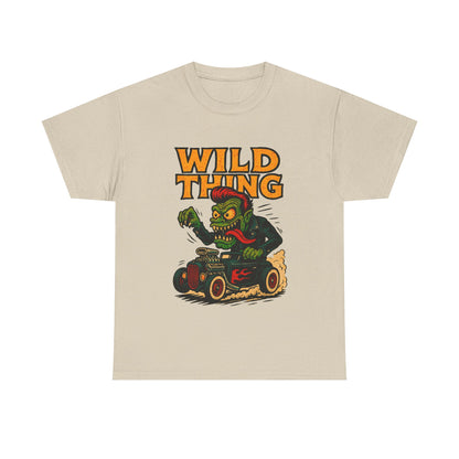 Wild Thing – Hot Rod Hellraiser T-Shirt - Retro Au Go Go