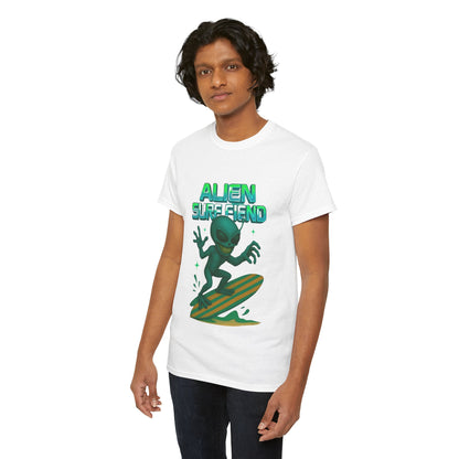 Alien Surf Fiend T-shirt - Retro Au Go Go