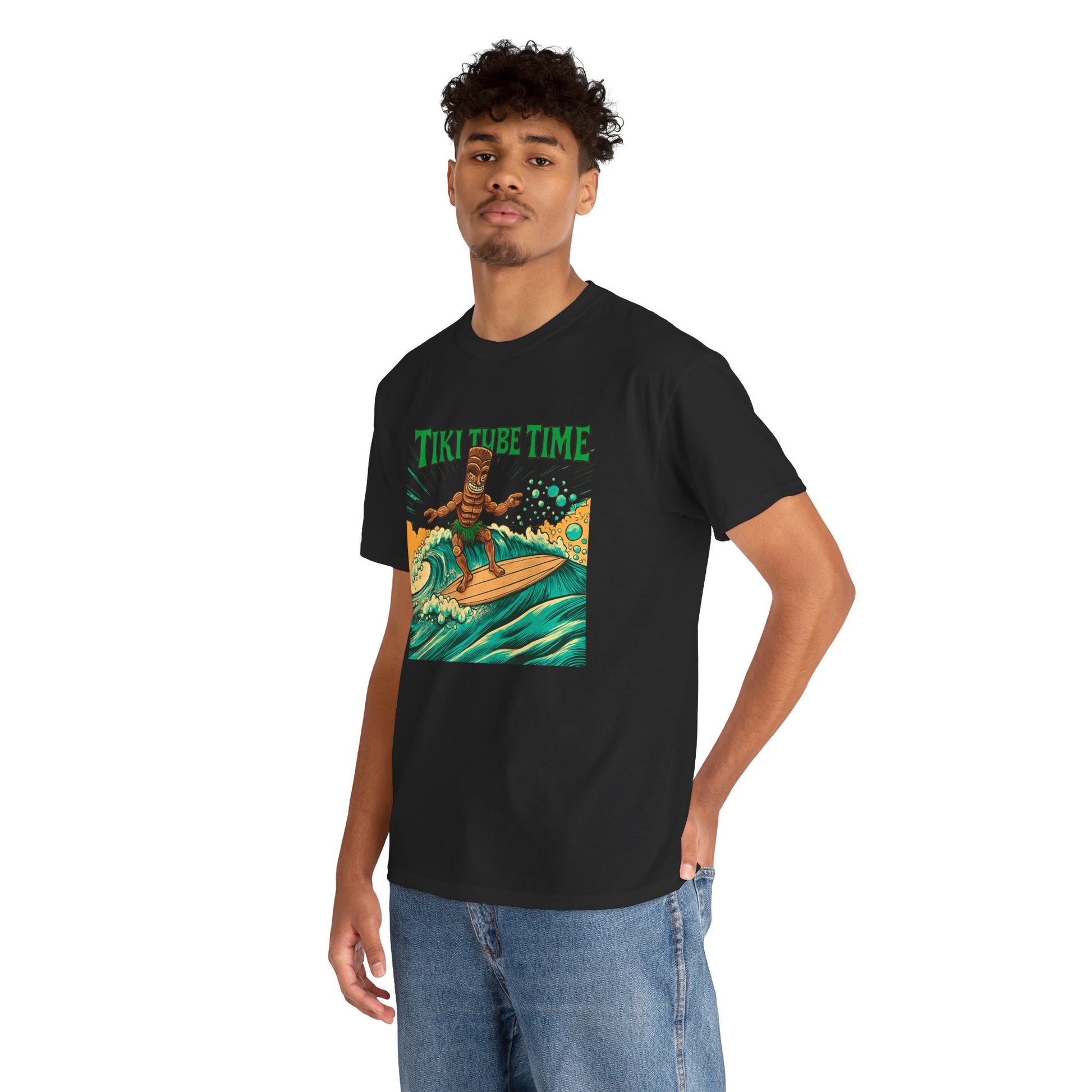 Tiki Tube Time T-shirt - Retro Au Go Go