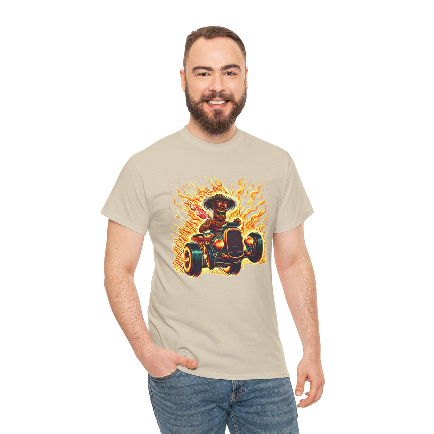 Tiki Hotrodder T-shirt - Retro Au Go Go