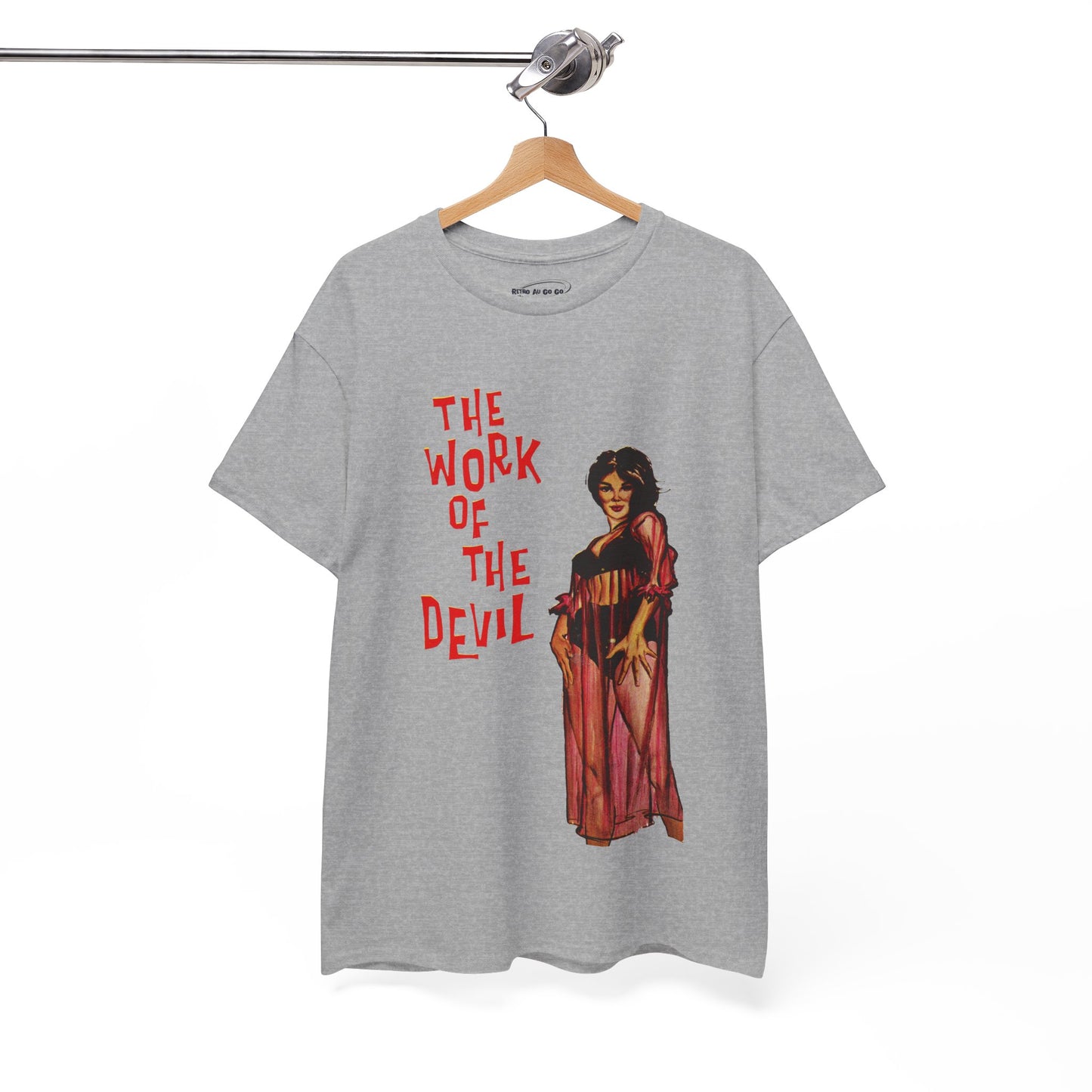 The Work Of The Devil T-shirt - Retro Au Go Go