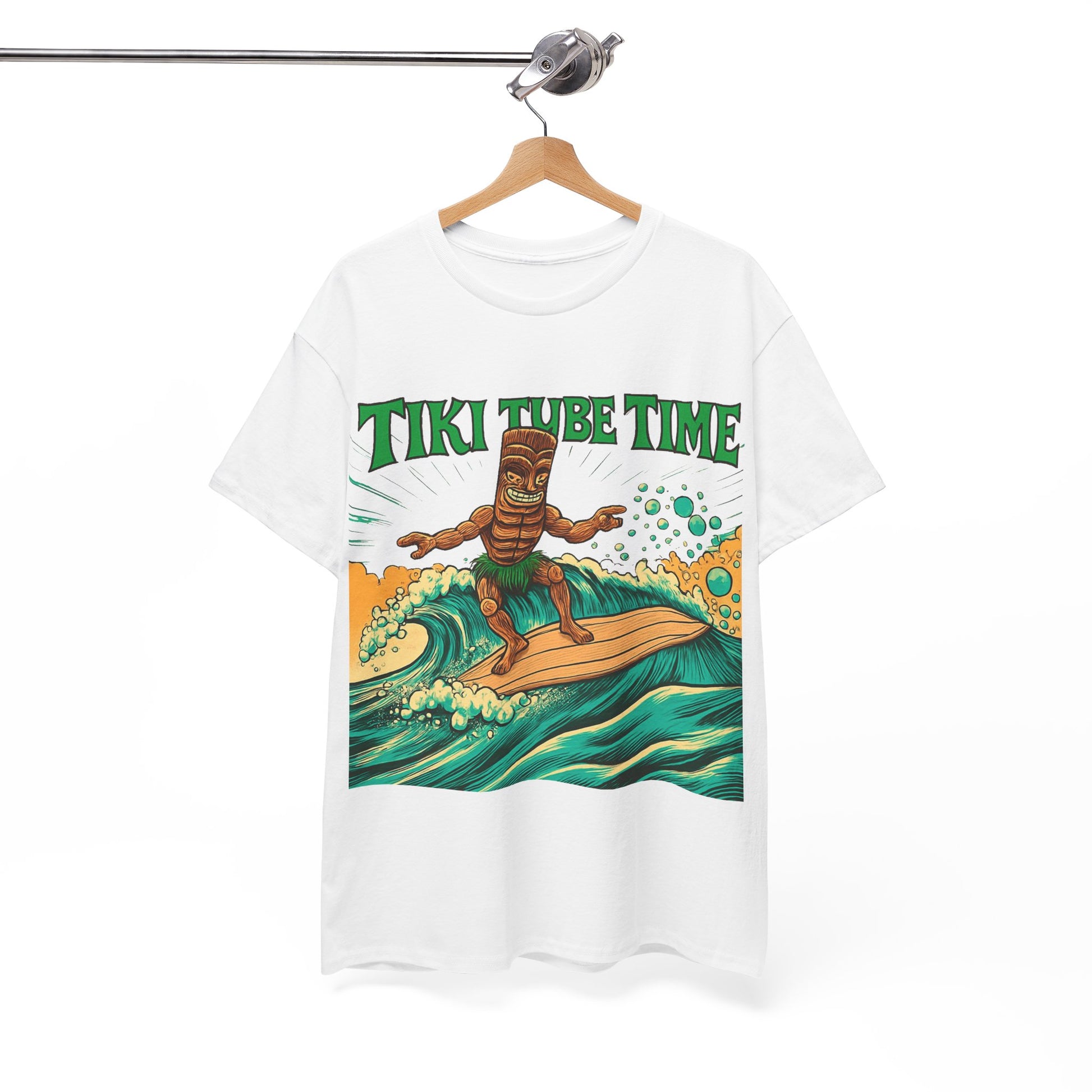 Tiki Tube Time T-shirt - Retro Au Go Go