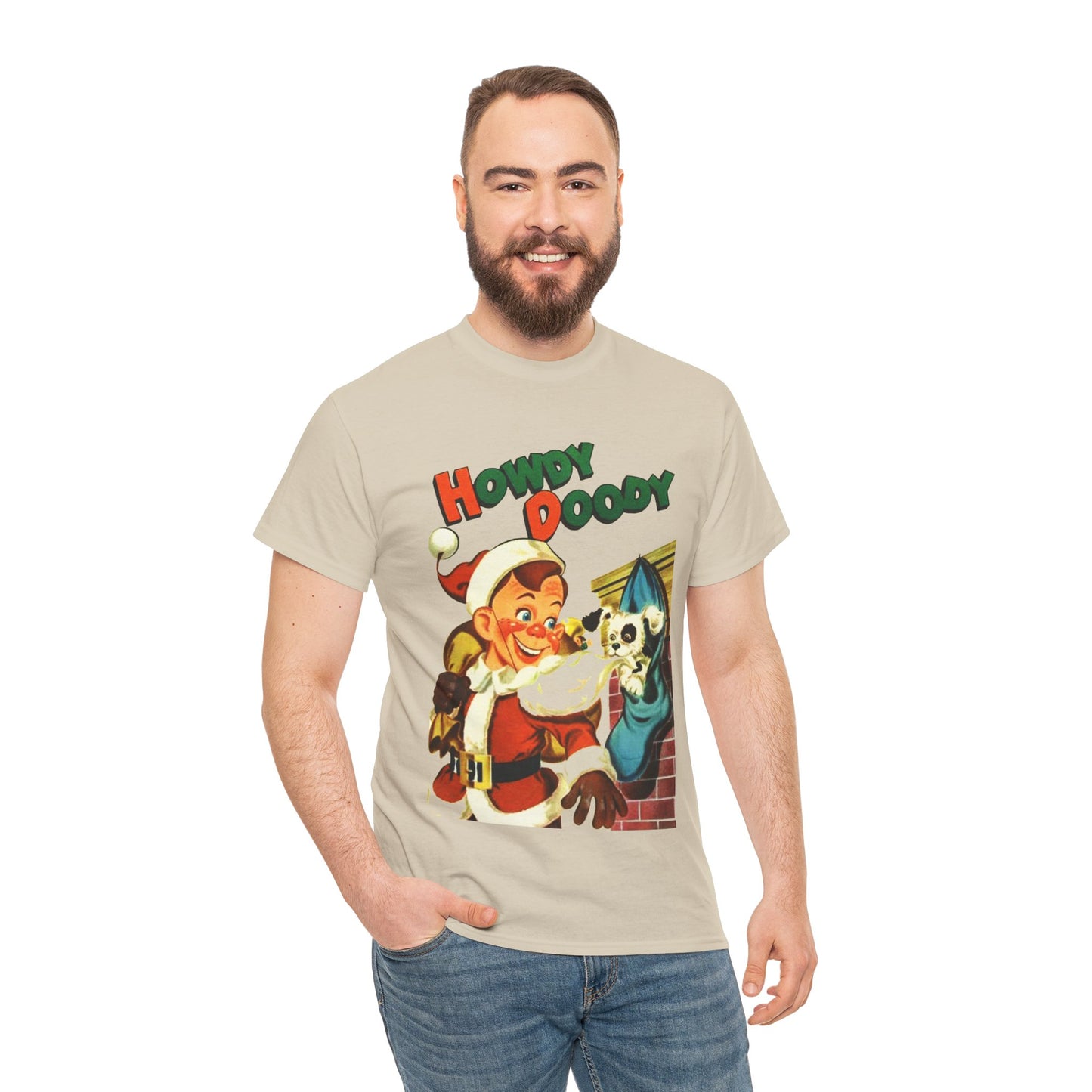 Howdy Doody Christmas T-shirt - Retro Au Go Go