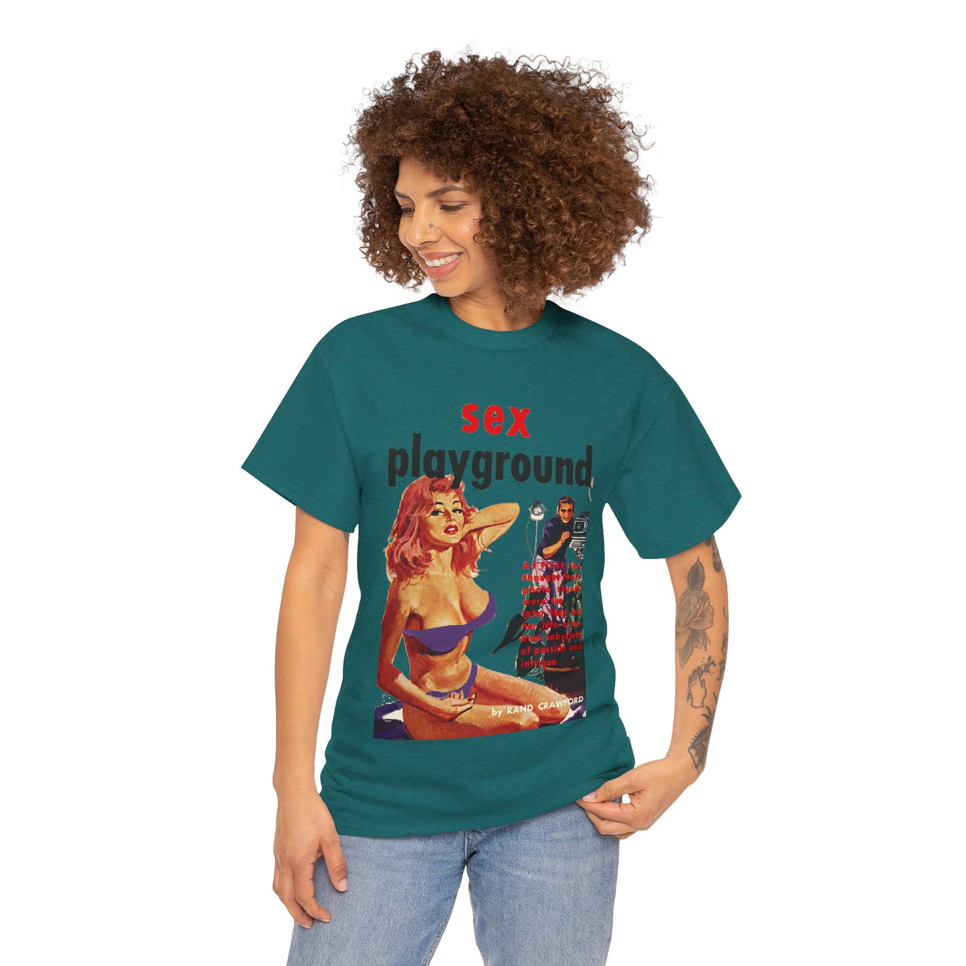 Sex Playground T-shirt - Retro Au Go Go