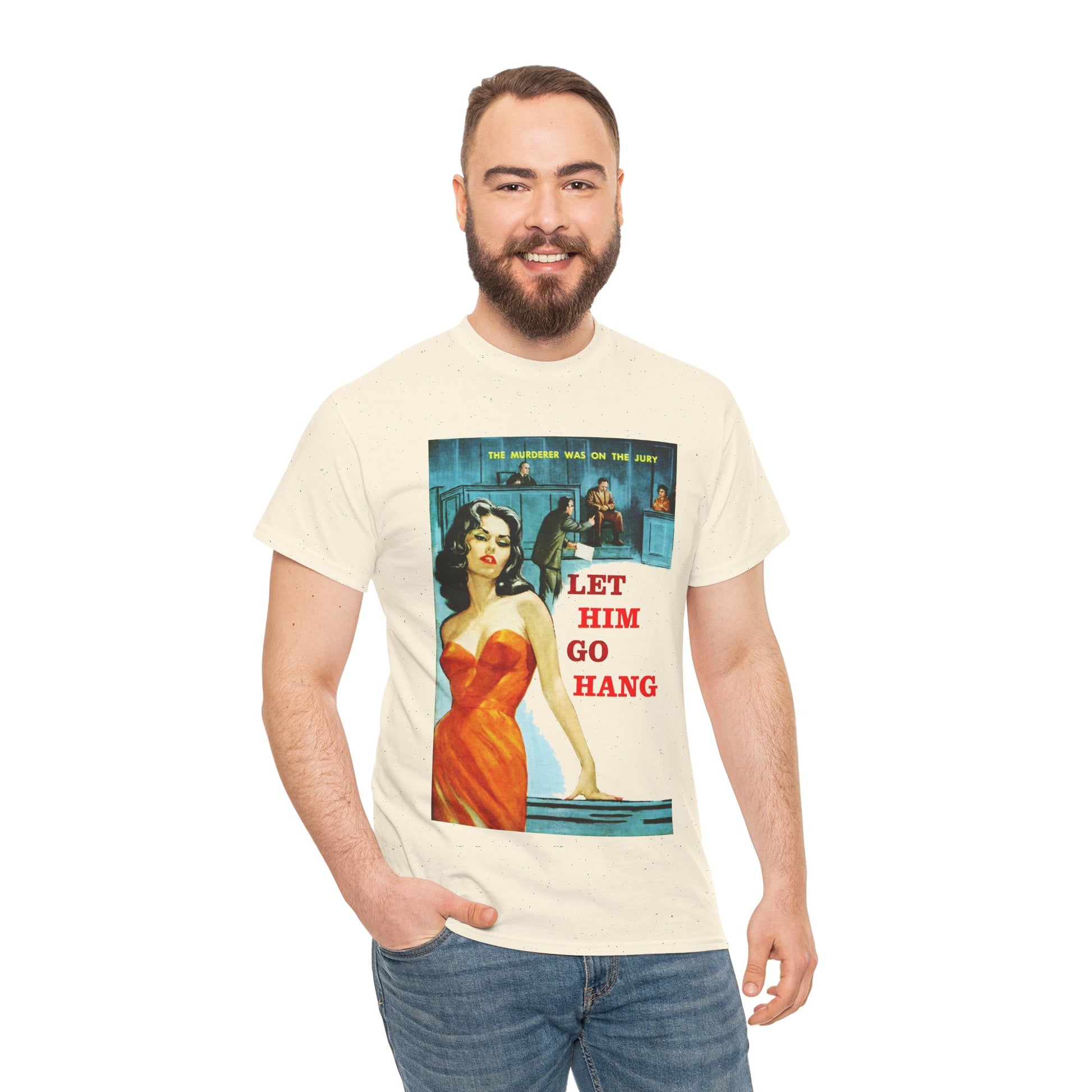 Let Him Go Hang T-shirt - Retro Au Go Go