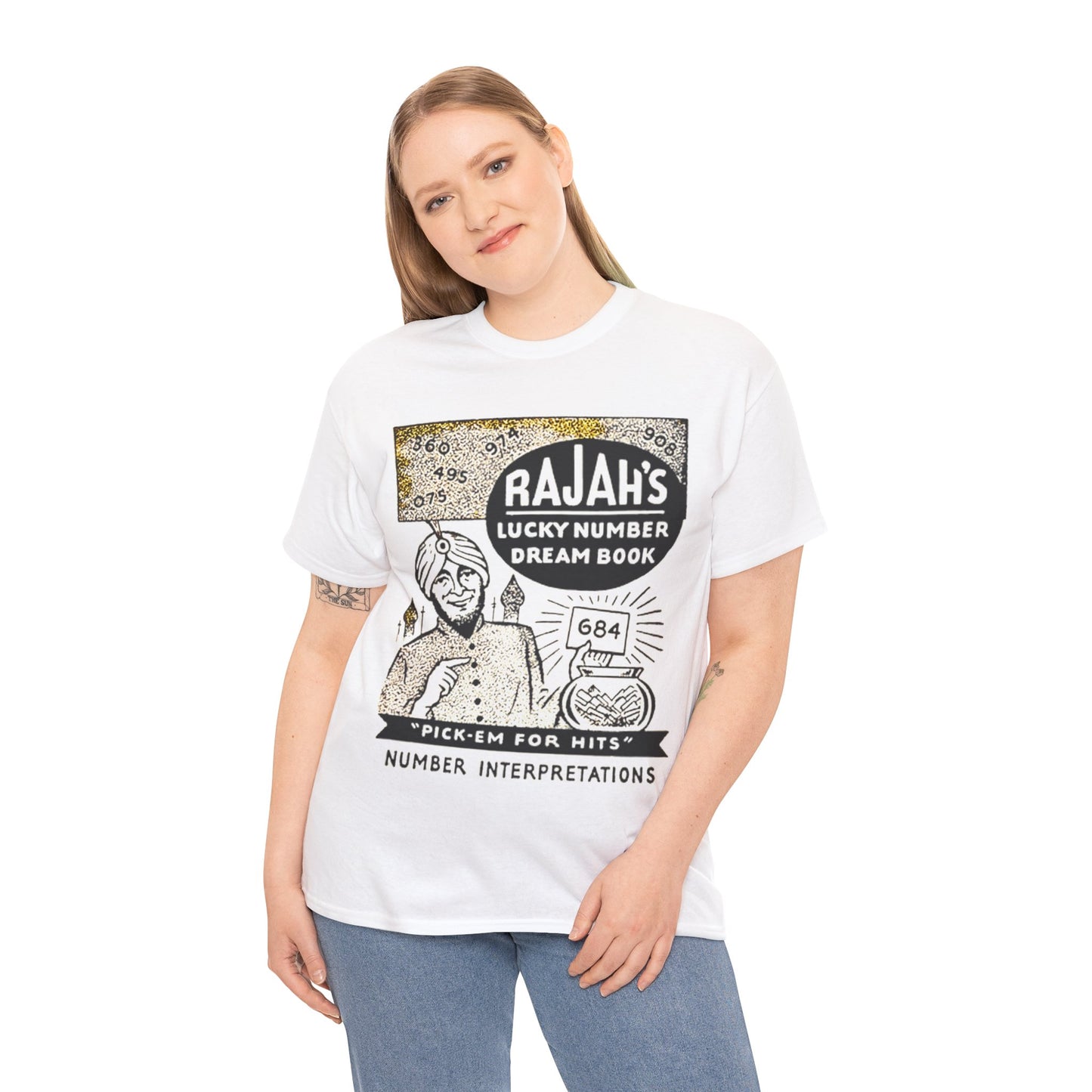 Rajah’s Lucky Number Dream Book T-Shirt - Retro Au Go Go