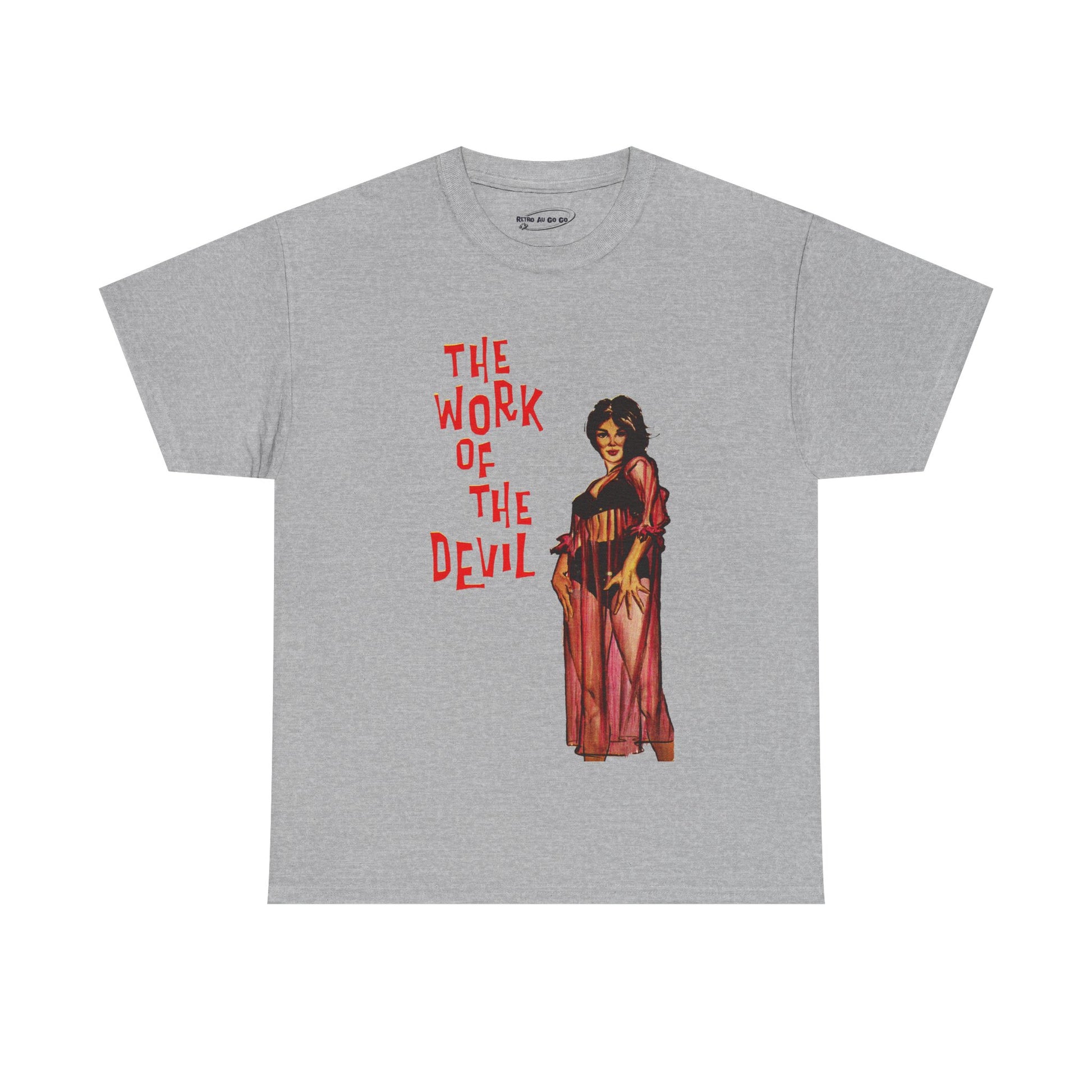 The Work Of The Devil T-shirt - Retro Au Go Go