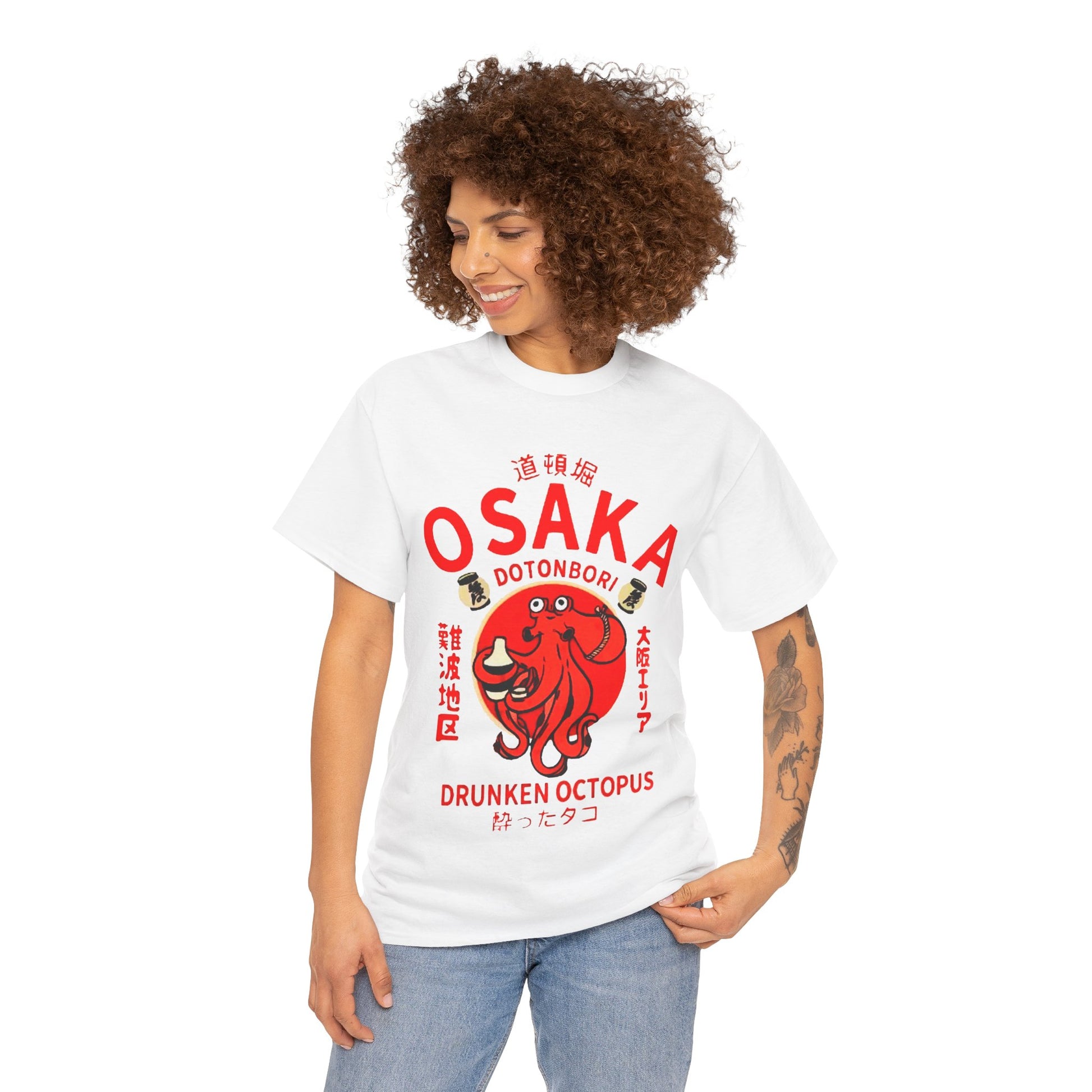Osaka Drunken Octopus T-Shirt - Retro Au Go Go