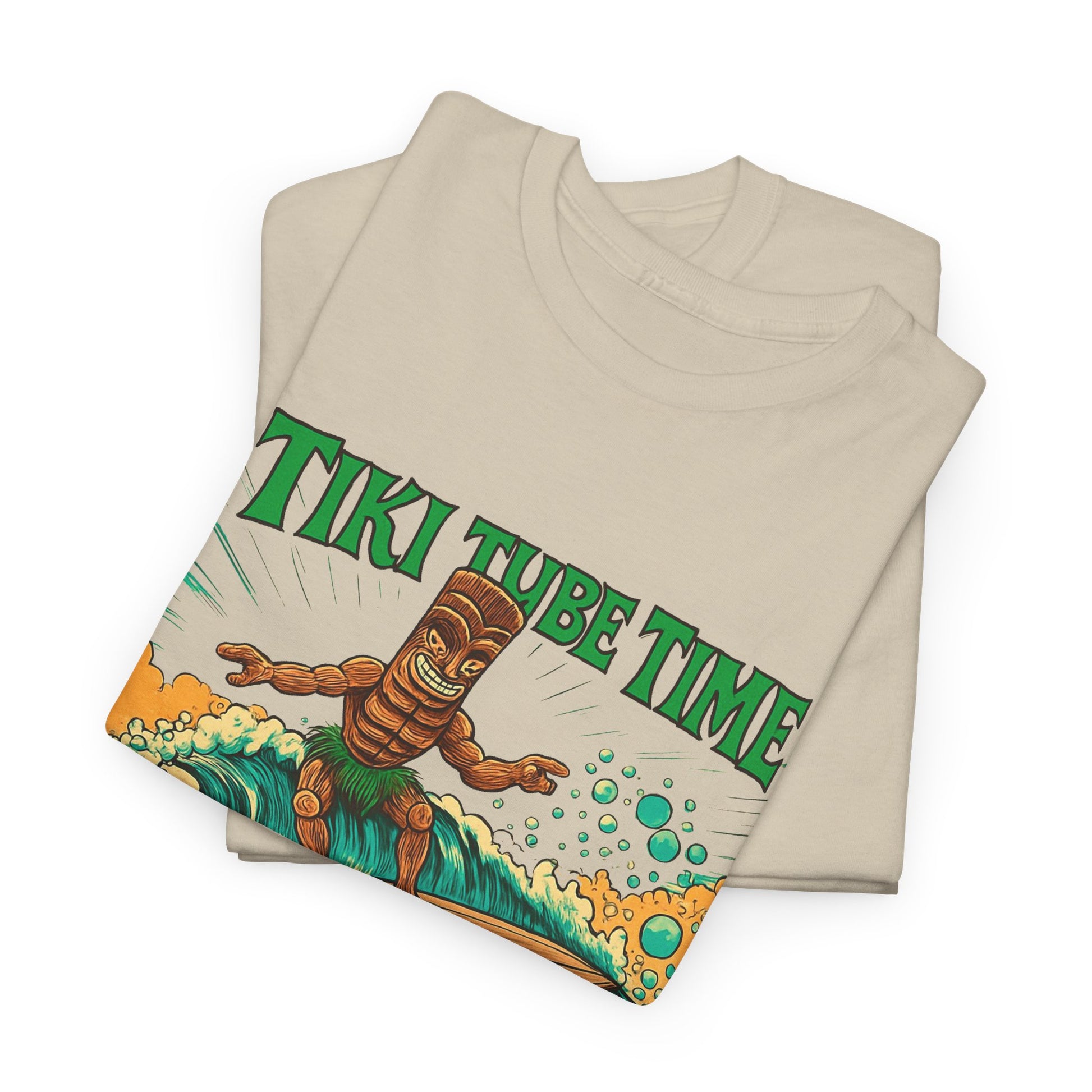 Tiki Tube Time T-shirt - Retro Au Go Go