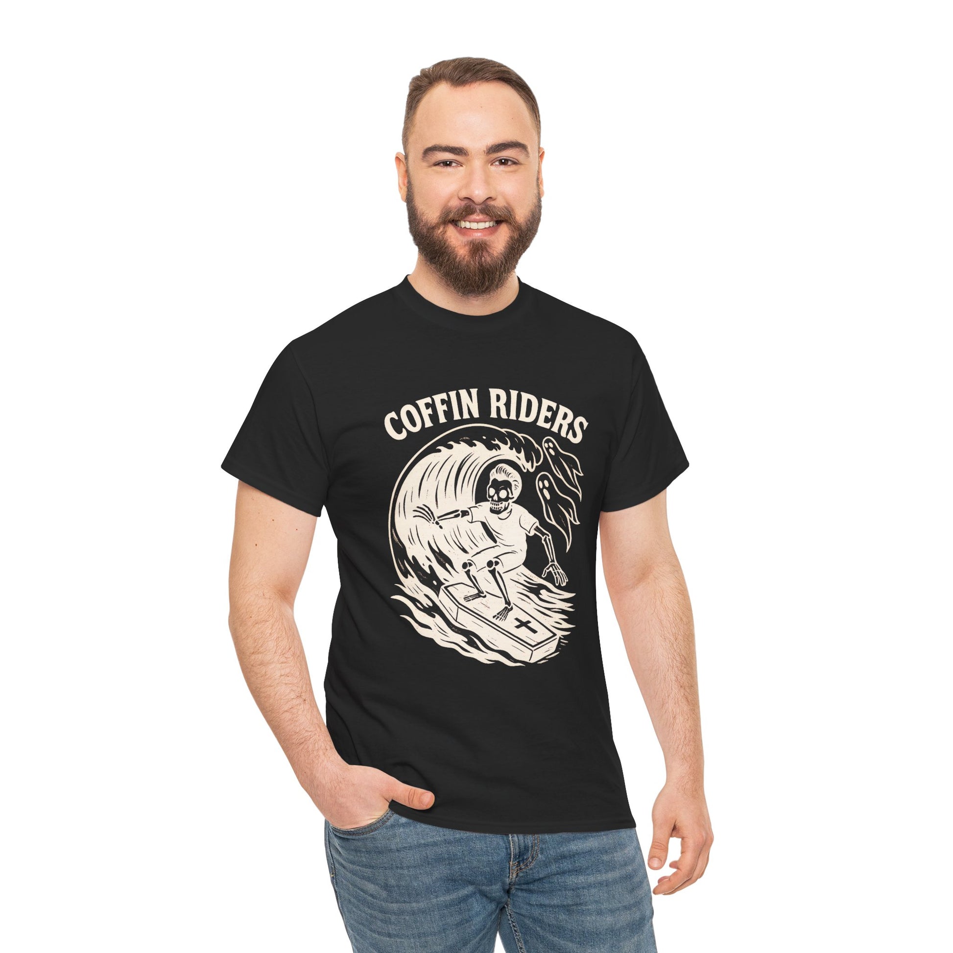 Coffin Riders T-shirt - Retro Au Go Go
