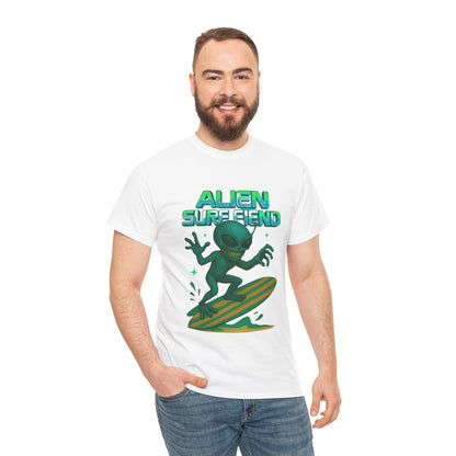 Alien Surf Fiend T-shirt - Retro Au Go Go
