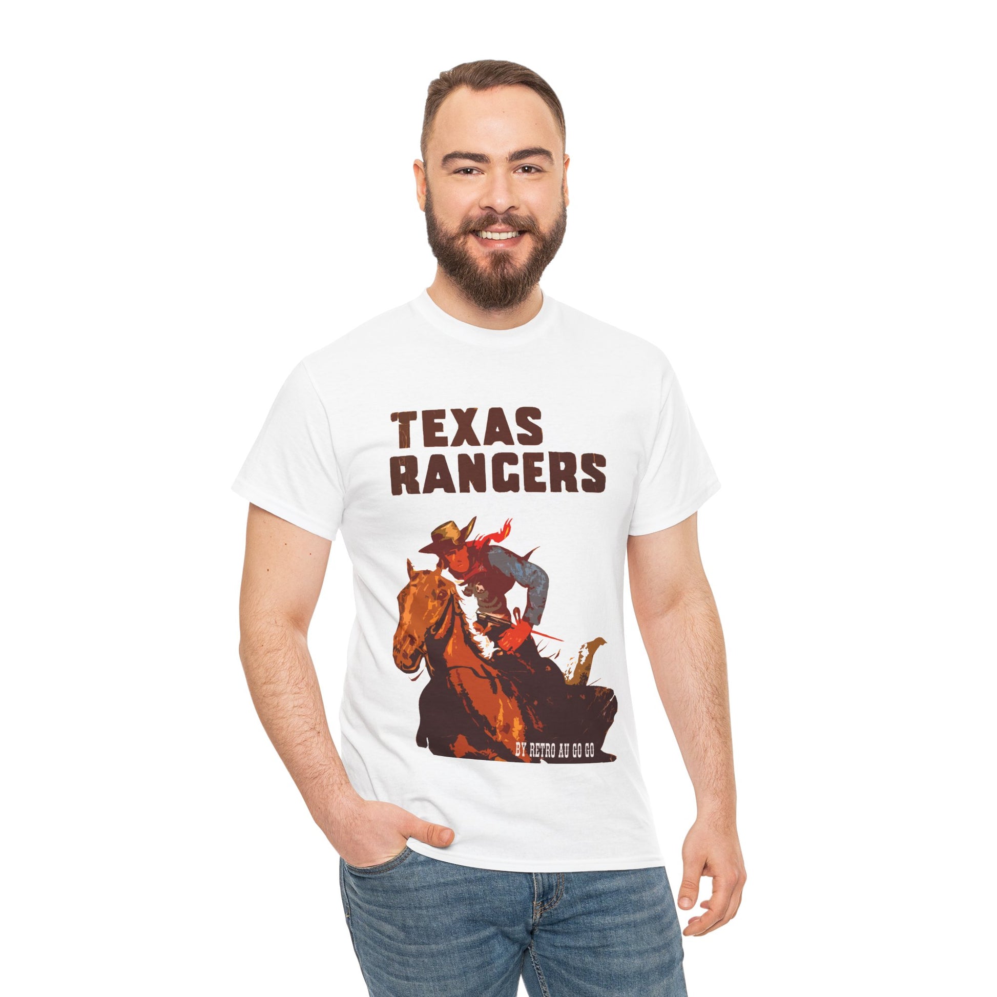 Texas Rangers T-Shirt - Retro Au Go Go