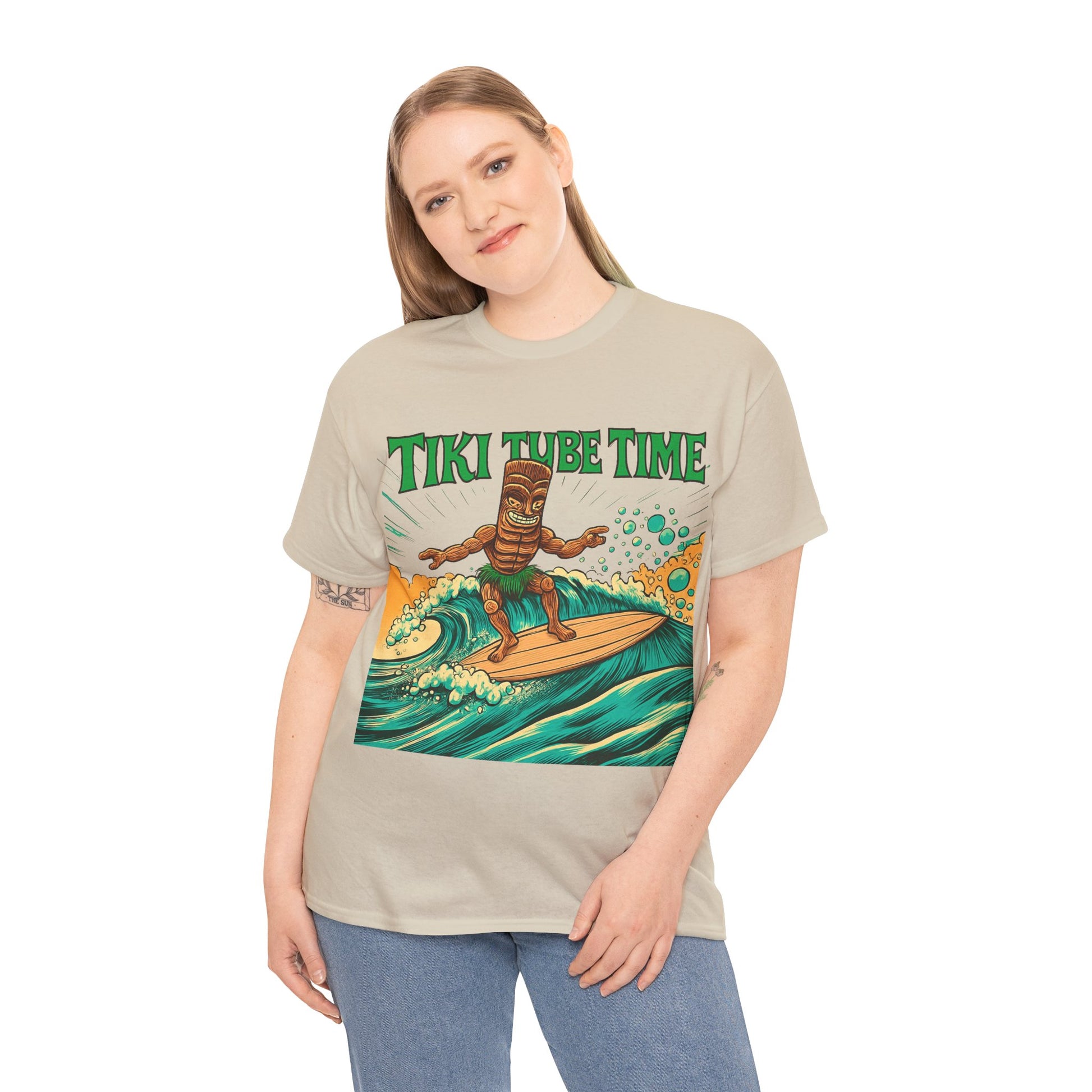 Tiki Tube Time T-shirt - Retro Au Go Go