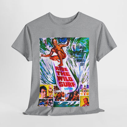 Ride The Wild Surf T-shirt - Retro Au Go Go