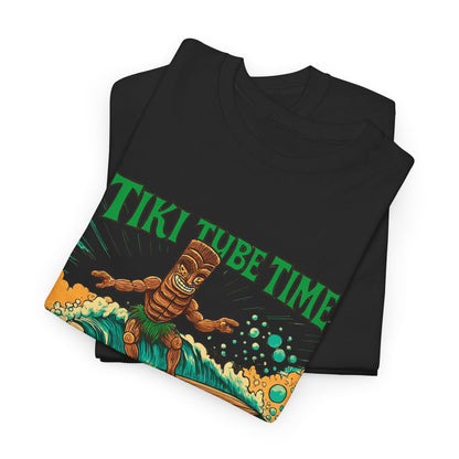 Tiki Tube Time T-shirt - Retro Au Go Go