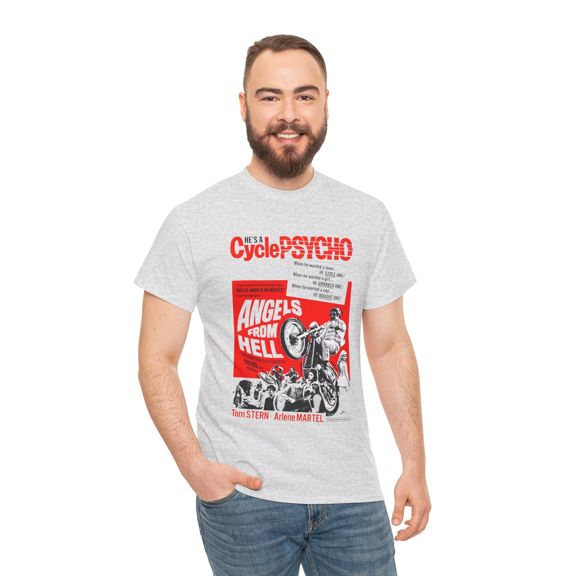 Cycle Psycho T-Shirt - Retro Au Go Go