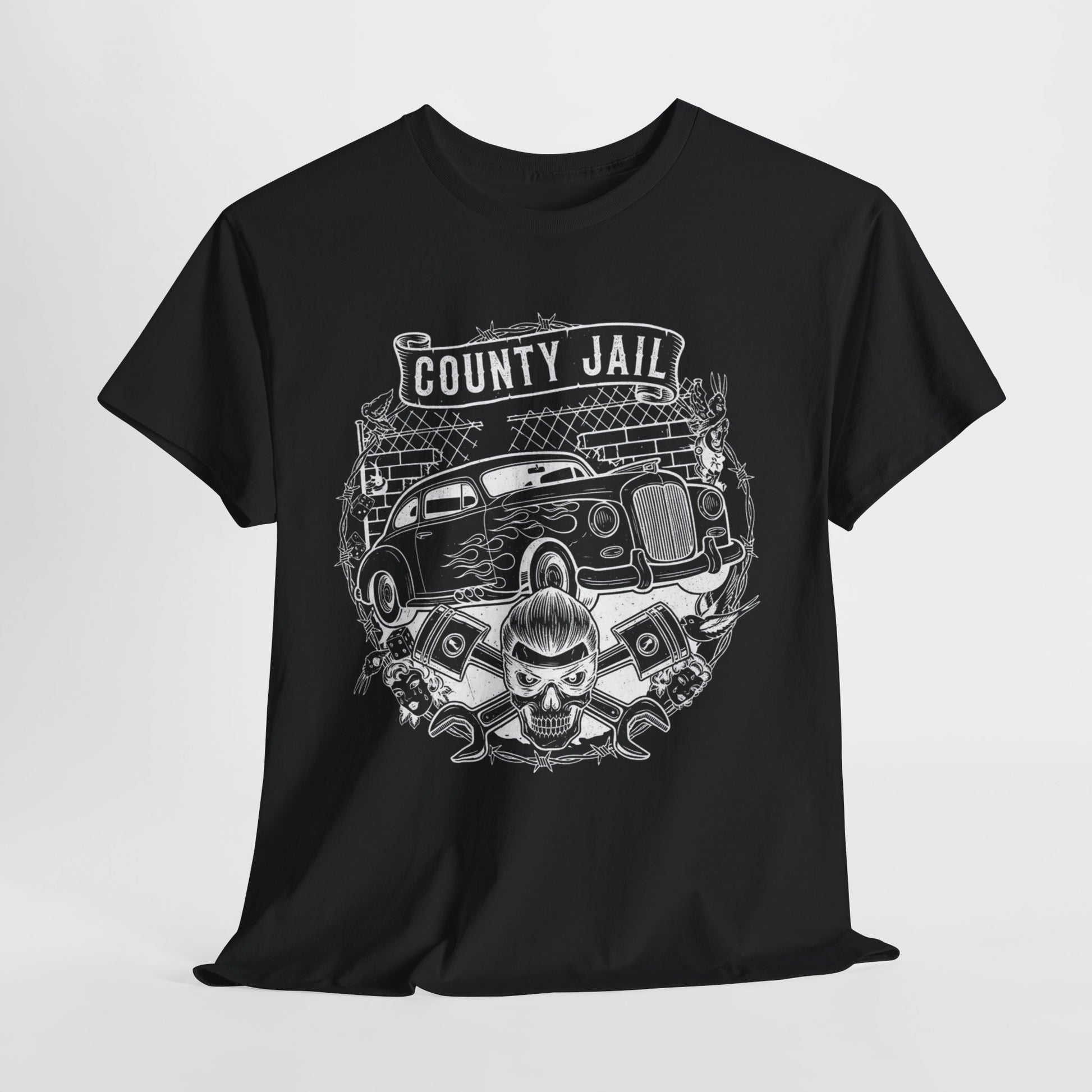 County Jail T-Shirt - Retro Au Go Go
