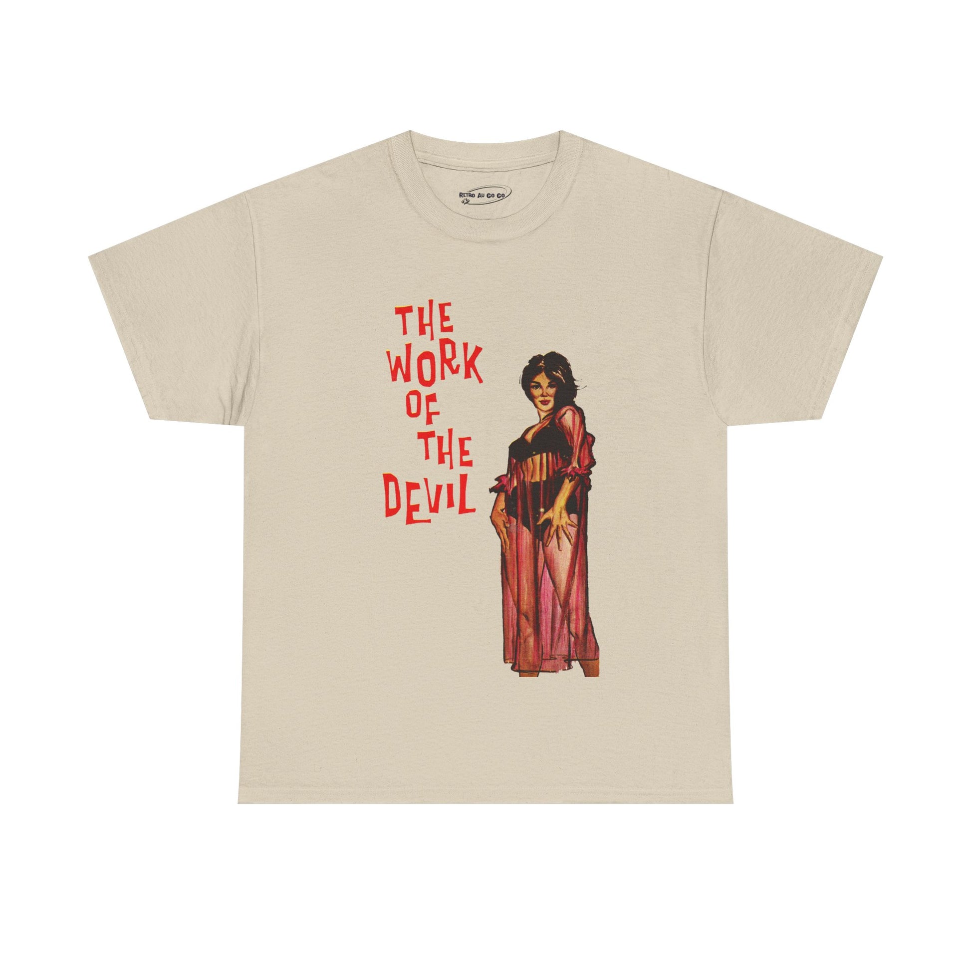 The Work Of The Devil T-shirt - Retro Au Go Go