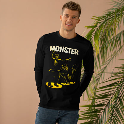 Frankenstein's Monster Long Sleeve T-Shirt - Retro Au Go Go