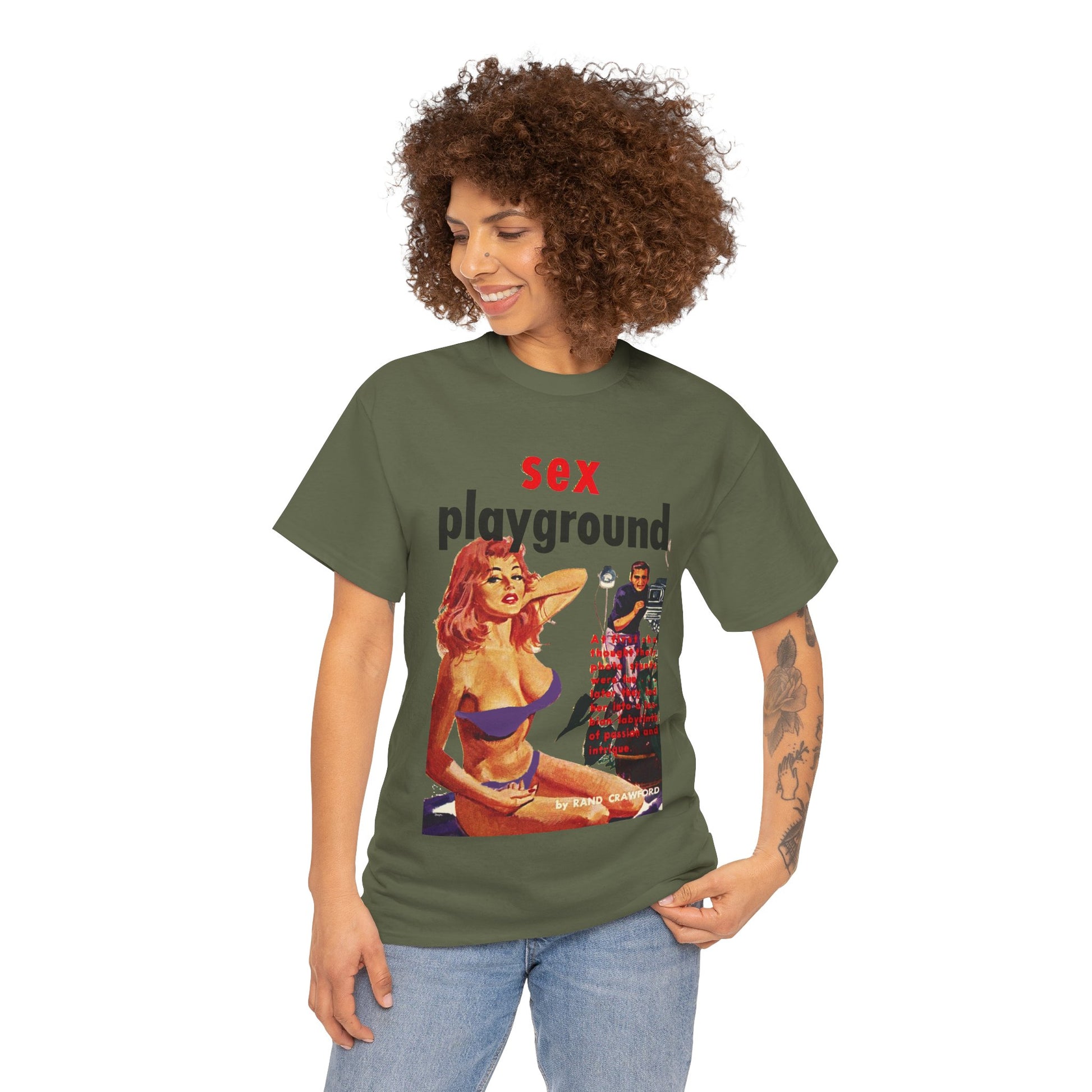 Sex Playground T-shirt - Retro Au Go Go