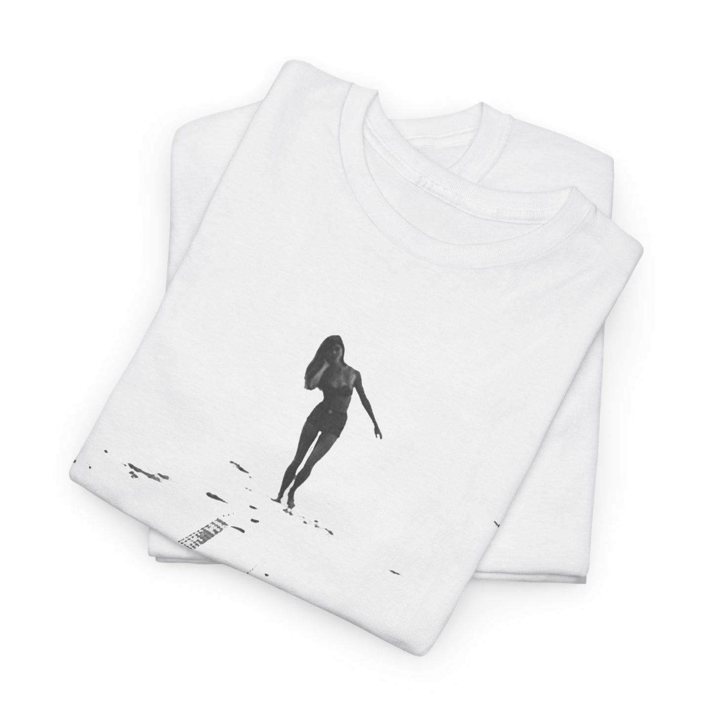 Bikini Beach Guitar T-shirt - Retro Au Go Go