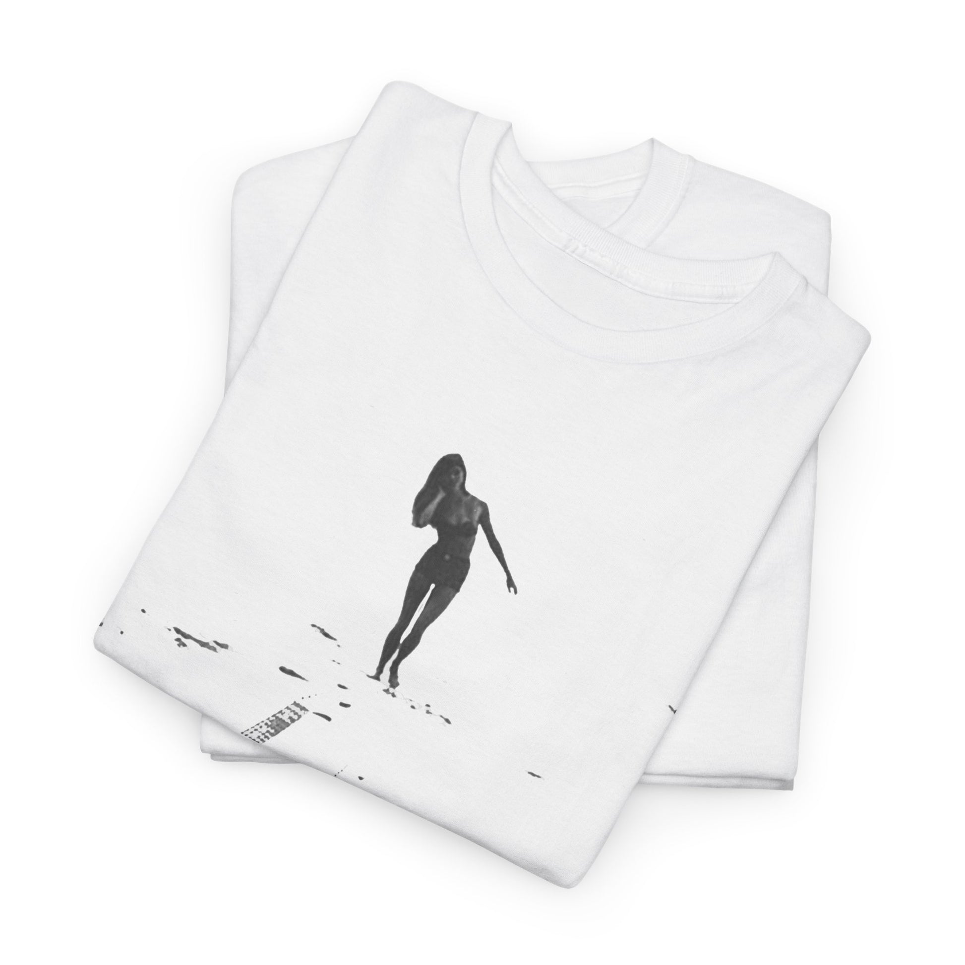 Bikini Beach Guitar T-shirt - Retro Au Go Go